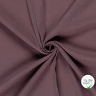 DOUBLE GAZE DE COTON UNIE MAUVE - My Little Coupon
