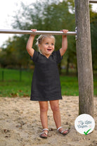 DOUBLE GAZE DE COTON UNIE NOIR - My Little Coupon