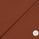 DOUBLE GAZE DE COTON UNIE ROUILLE - My Little Coupon