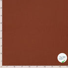 DOUBLE GAZE DE COTON UNIE ROUILLE - My Little Coupon