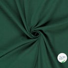 Double gaze de coton unie vert foncé