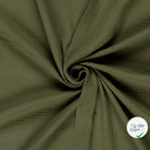 DOUBLE GAZE DE COTON UNIE VERT FORÊT - My Little Coupon