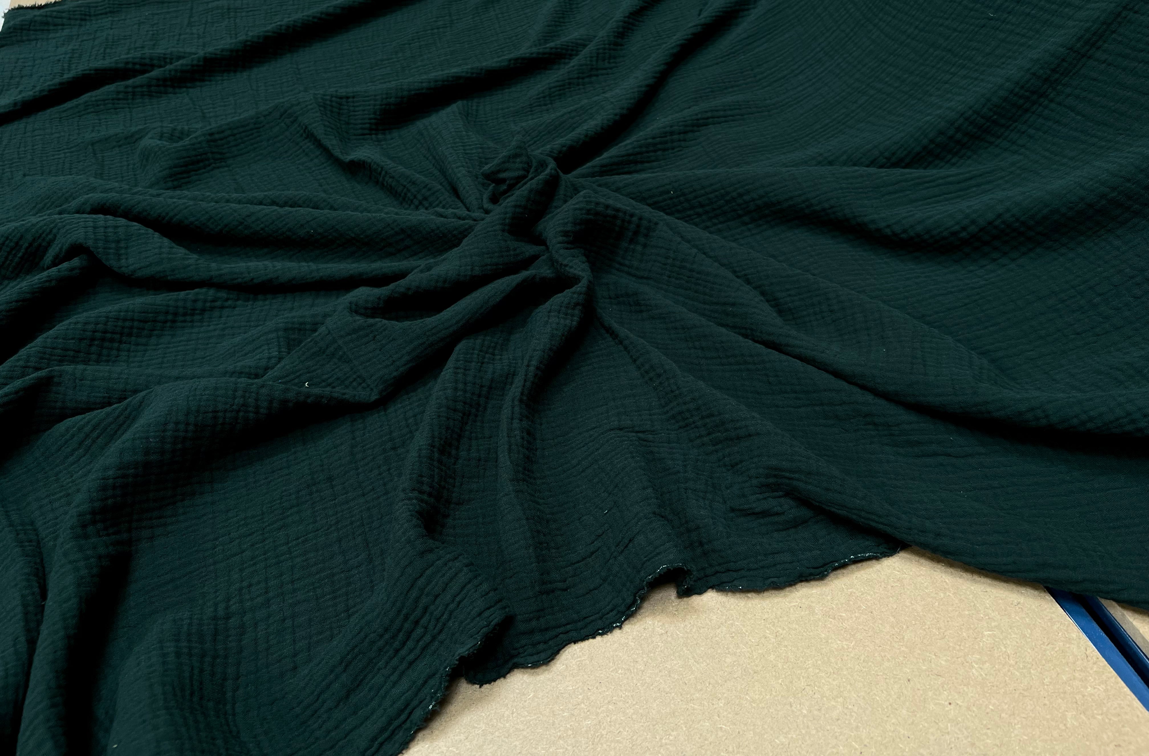 DOUBLE GAZE DE COTON VERT FORÊT - My Little Coupon