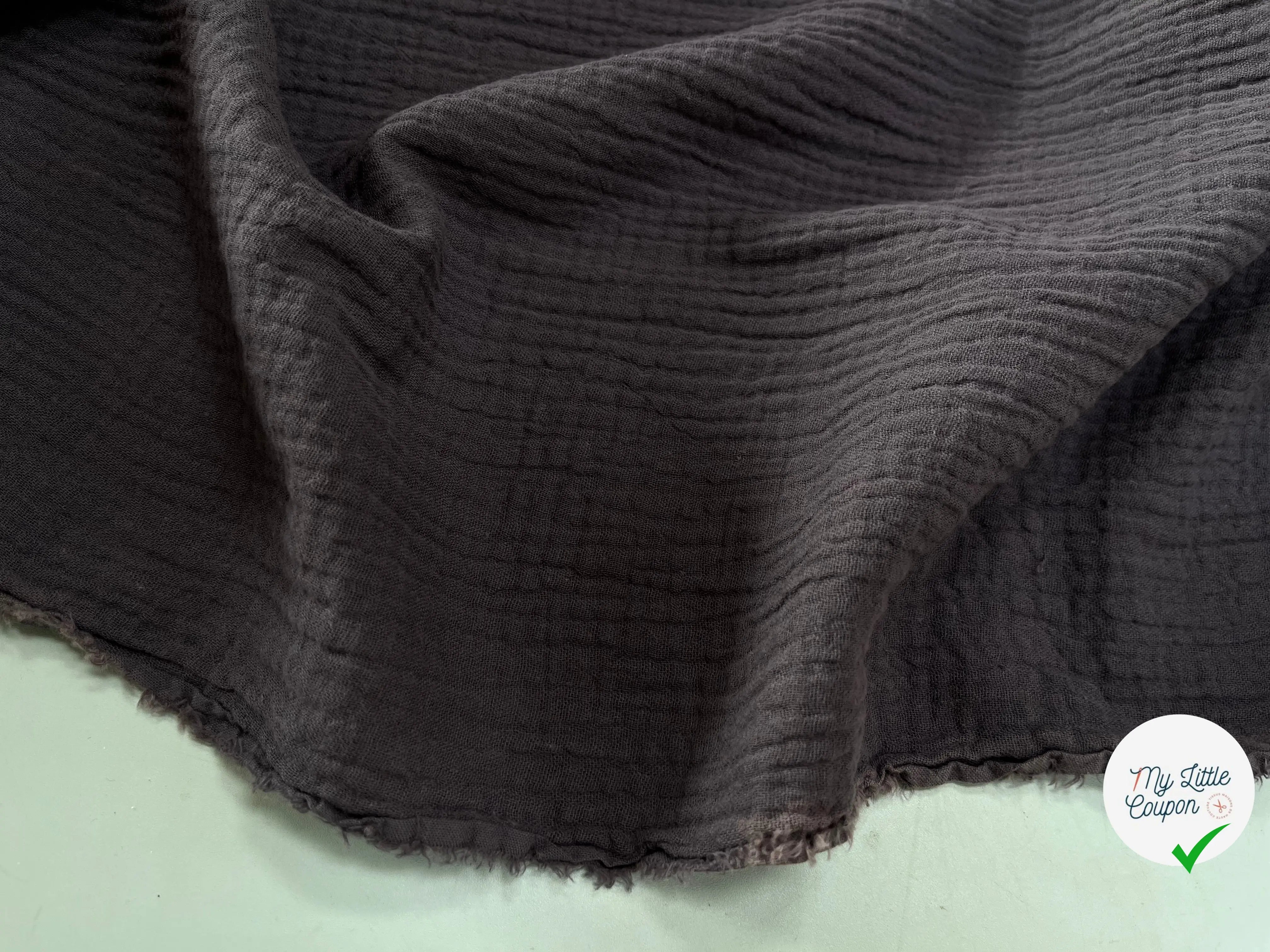 DOUBLE GAZE UNI GRIS CAILLOUX - My Little Coupon