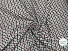 DOUBLE JACQUARD VINTAGE BLEU ET MAUVE - My Little Coupon - tissu - coudre