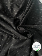 DOUBLE JERSEY LOSANGE NOIR SUR ÉCRU - My Little Coupon