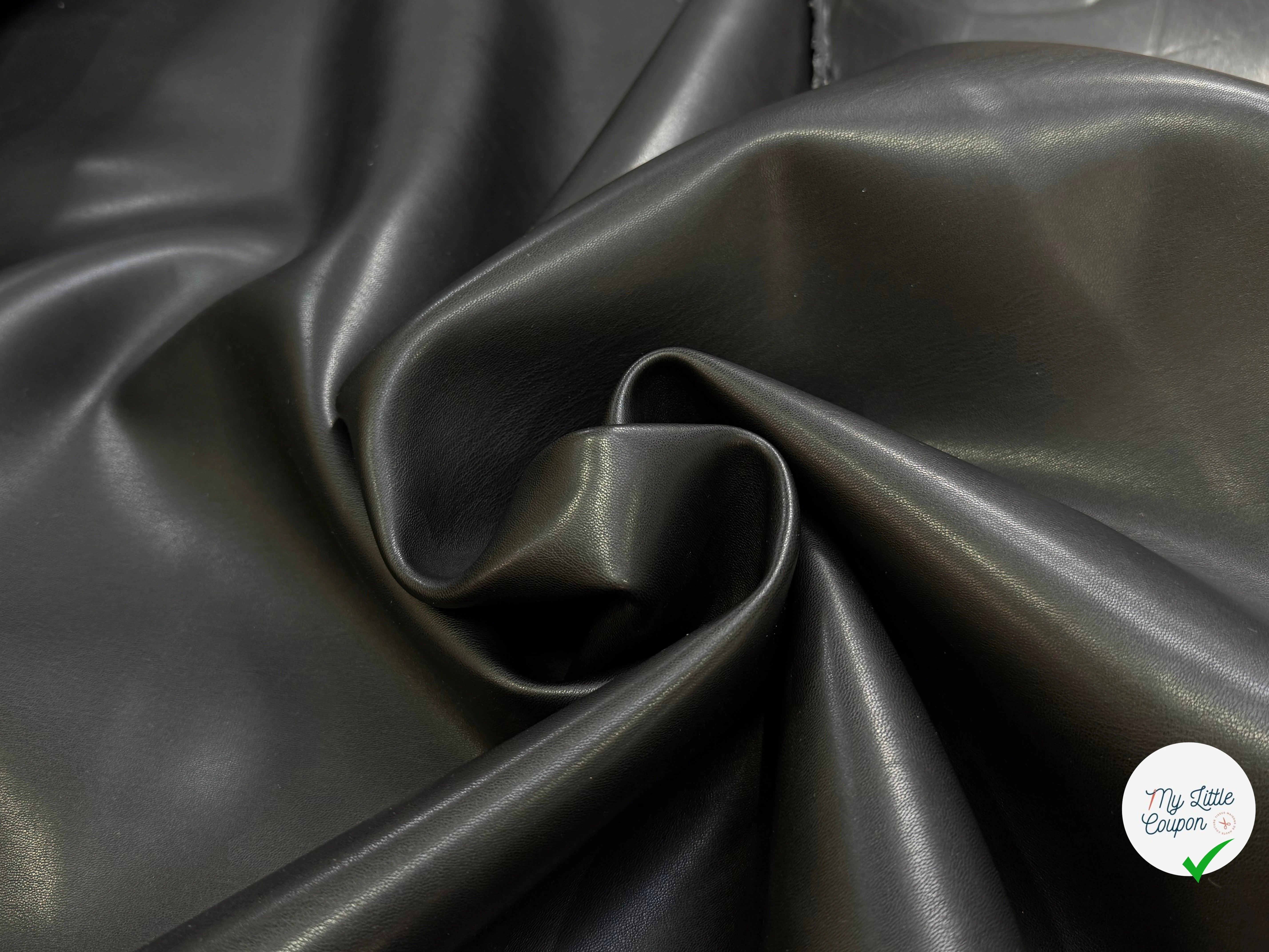 DOUBLE SATIN CUIR NOIR COUTURE - My Little Coupon