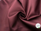 DOUBLE SATIN RÉVERSIBLE CONTRECOLLÉ BORDEAUX CLAIR ET BORDEAUX FONCÉ - My Little Coupon - tissu - coudre