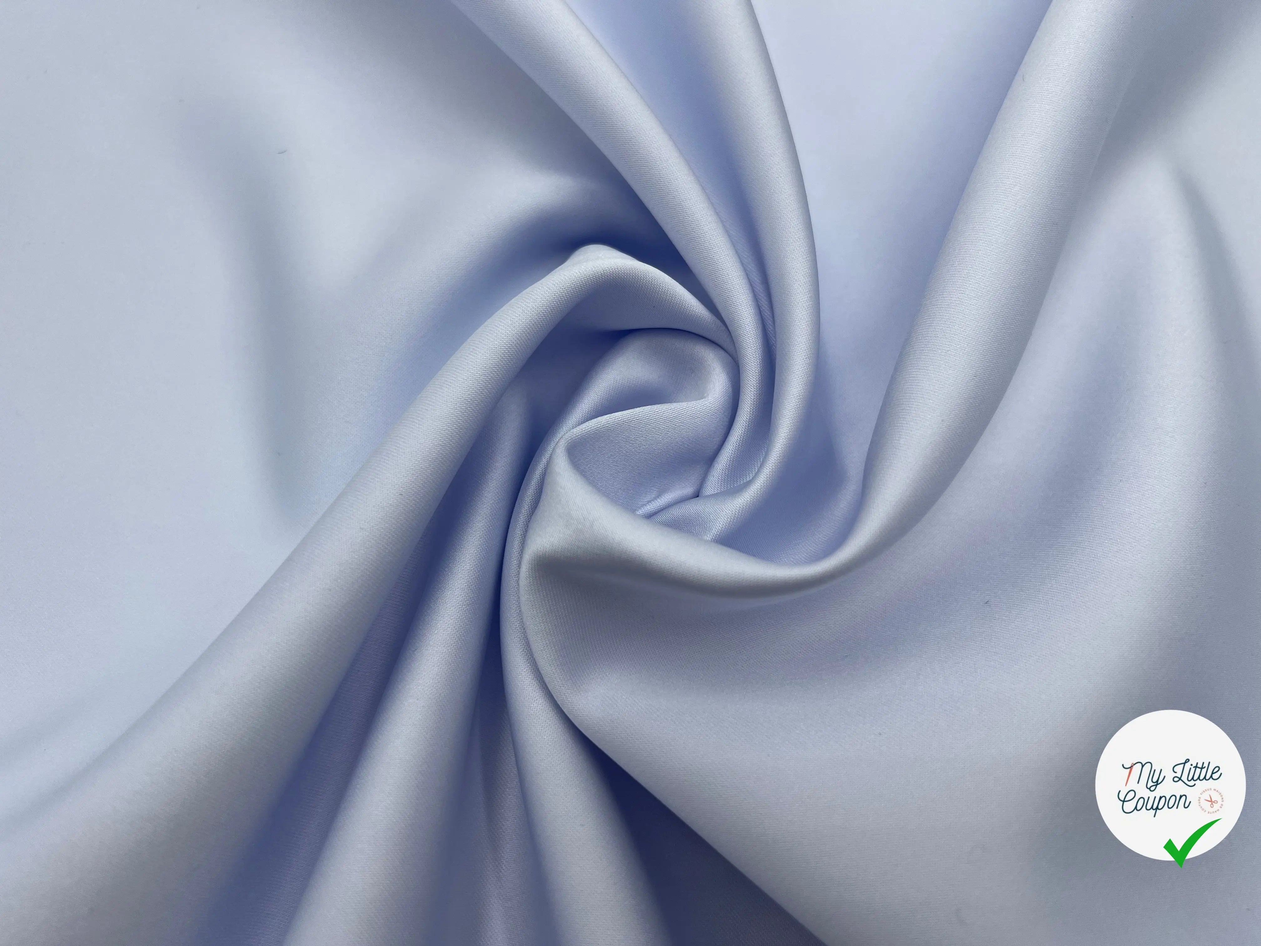 DOUBLE SATIN SKY - My Little Coupon - tissu - coudre