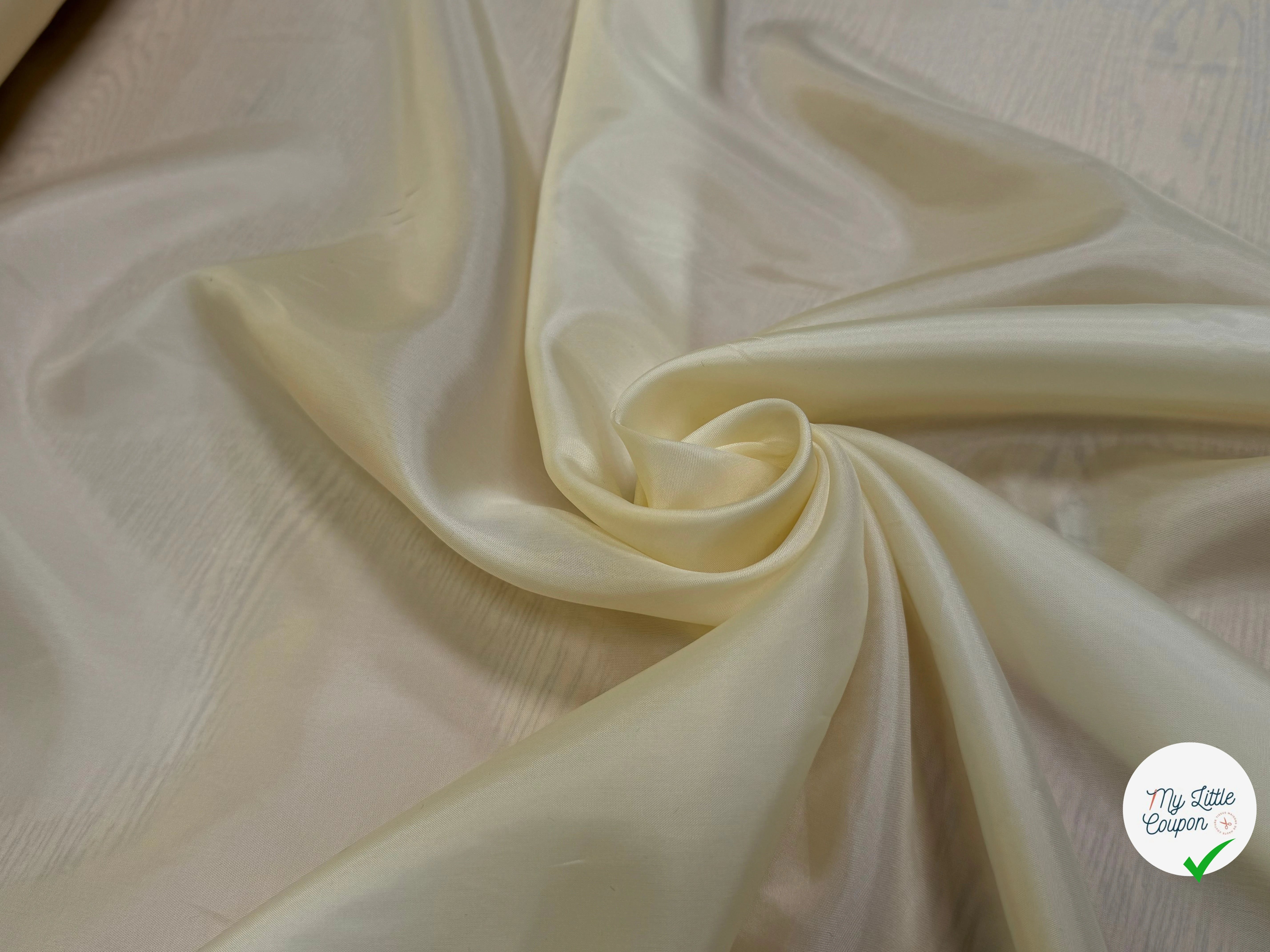 DOUBLURE 100% CUPRO FINE VANILLE - My Little Coupon