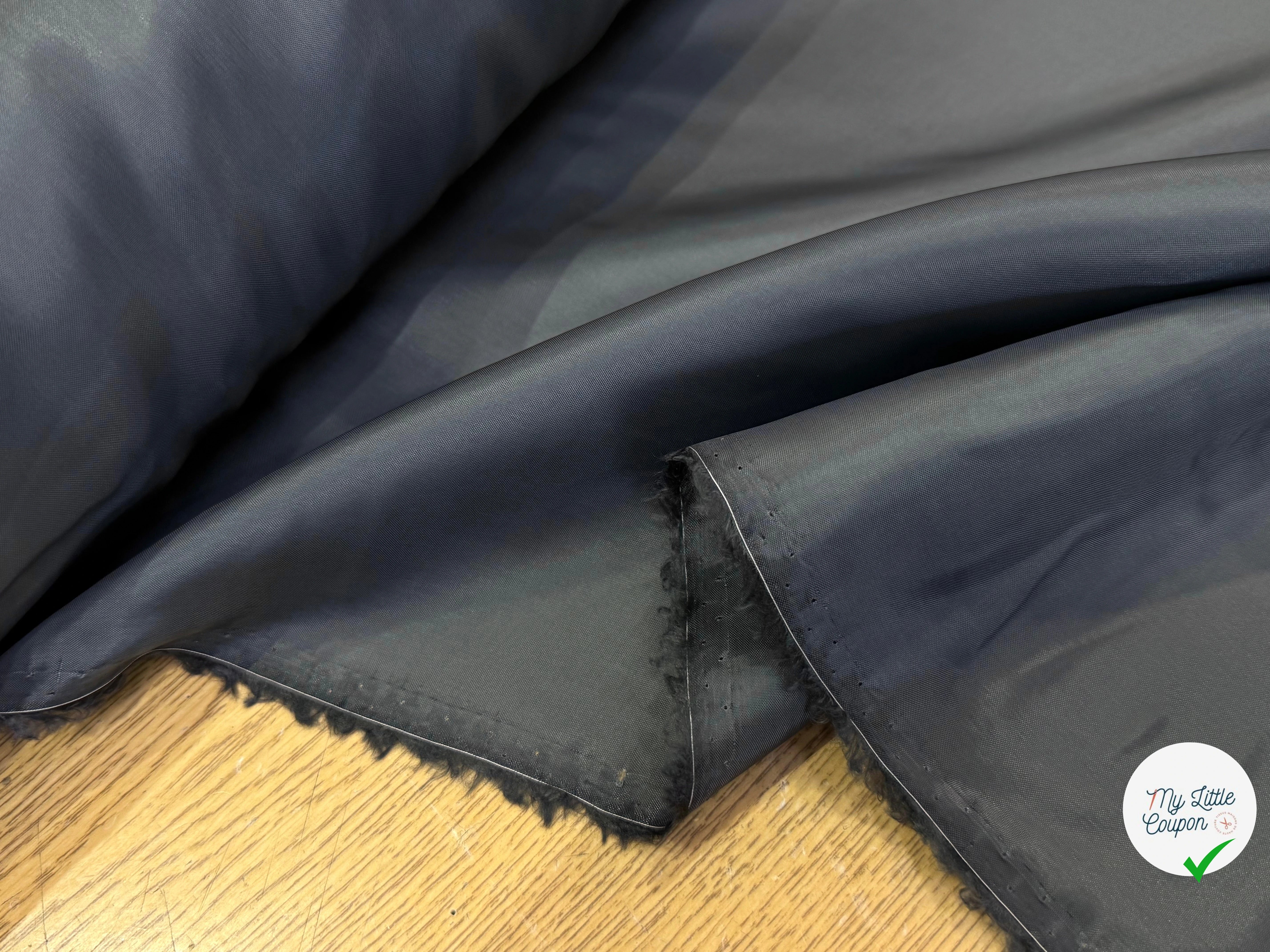 DOUBLURE 100% CUPRO ULTRA FINE GRIS FONCÉ LISSE - My Little Coupon