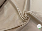 DOUBLURE 62% ACETATE STRETCH BEIGE CREME LÉGÈREMENT SATINÉE - My Little Coupon