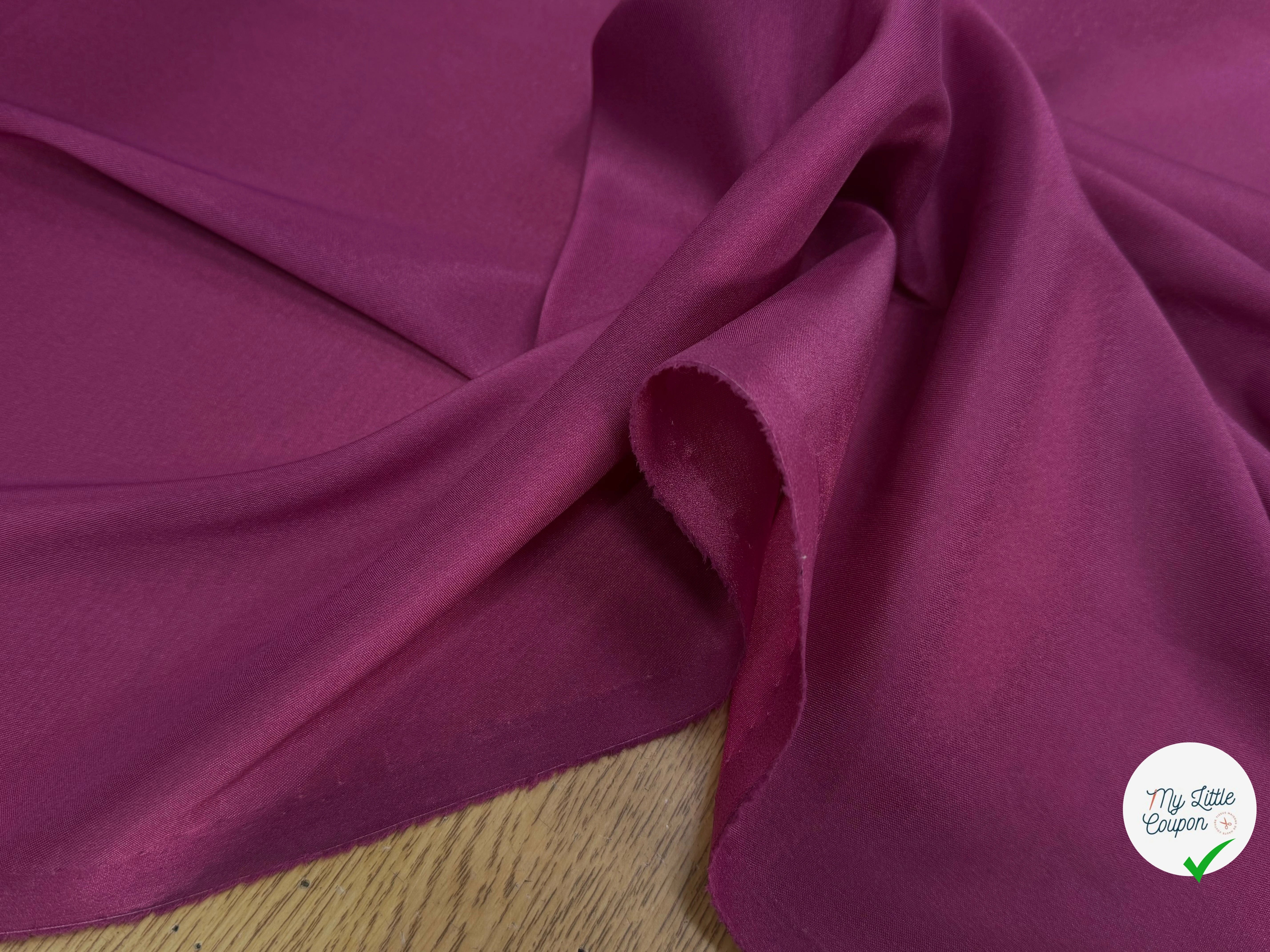 DOUBLURE ACÉTATE 68% ACÉTATE STRETCH AMÉTHYSTE - My Little Coupon