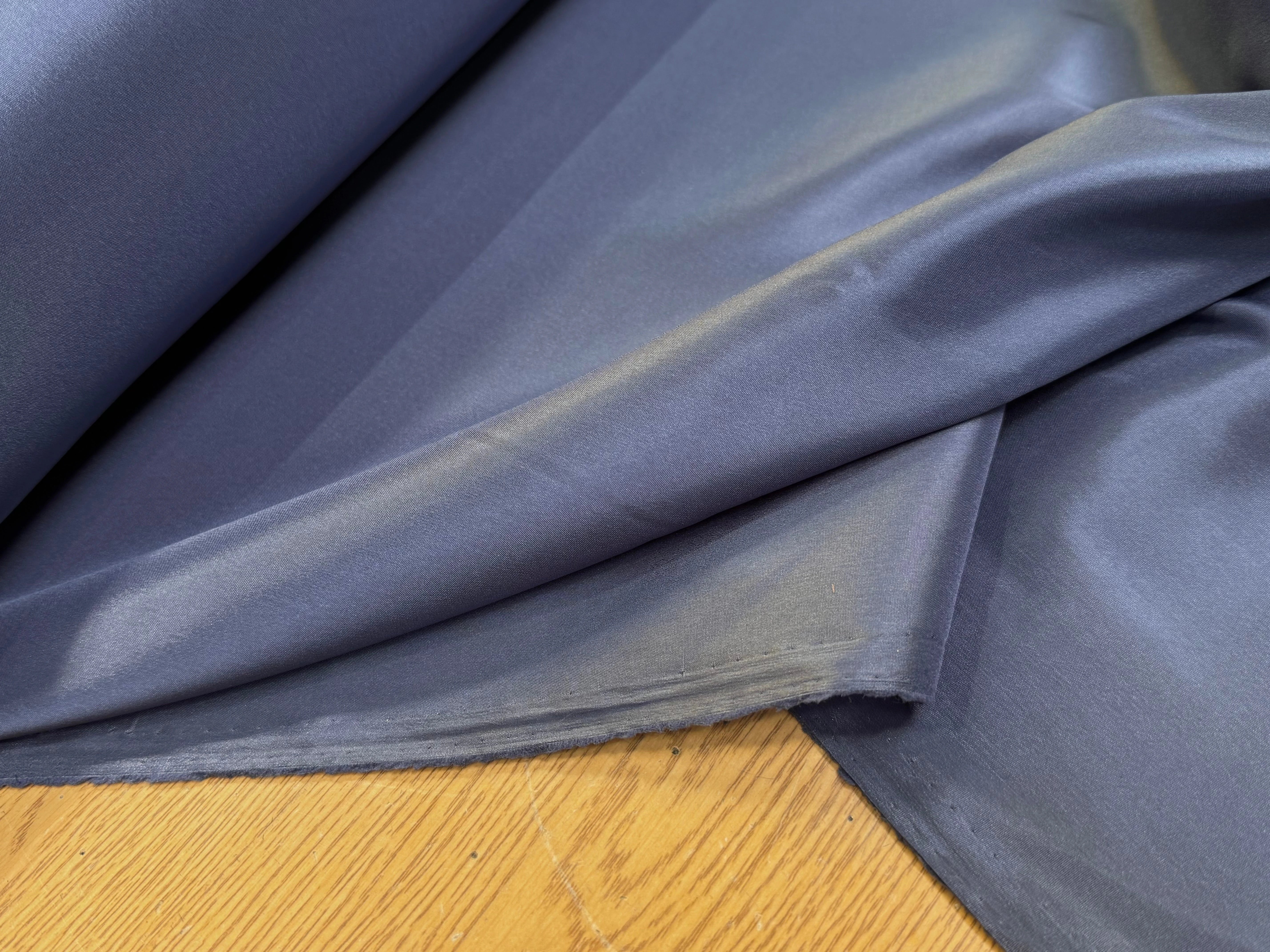 DOUBLURE ACETATE CUPRO BLEU ARDOISE 62% ACETATE - My Little Coupon