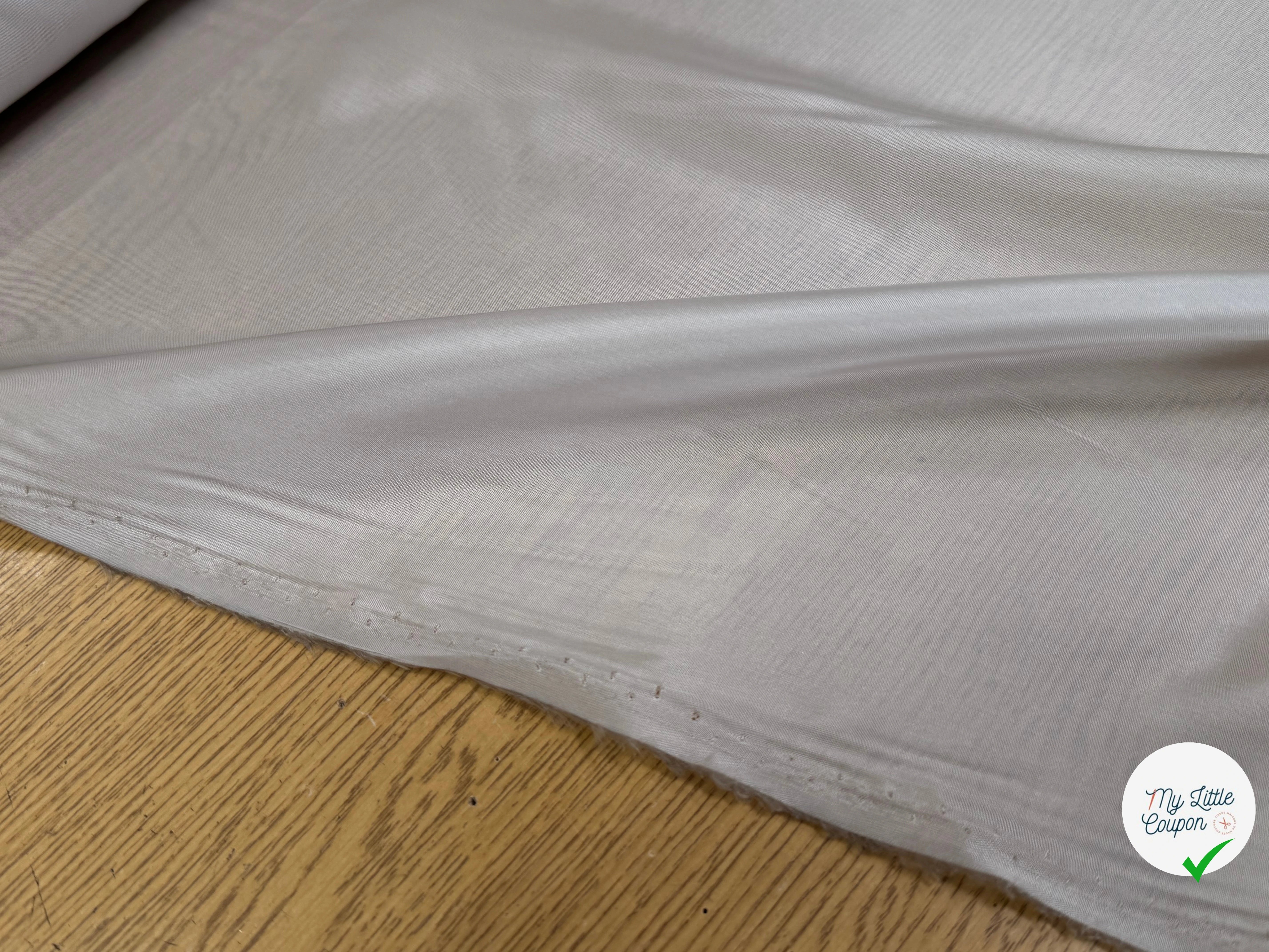 DOUBLURE ACÉTATE CUPRO FINE ET FROIDE CAFÉ AU LAIT - My Little Coupon