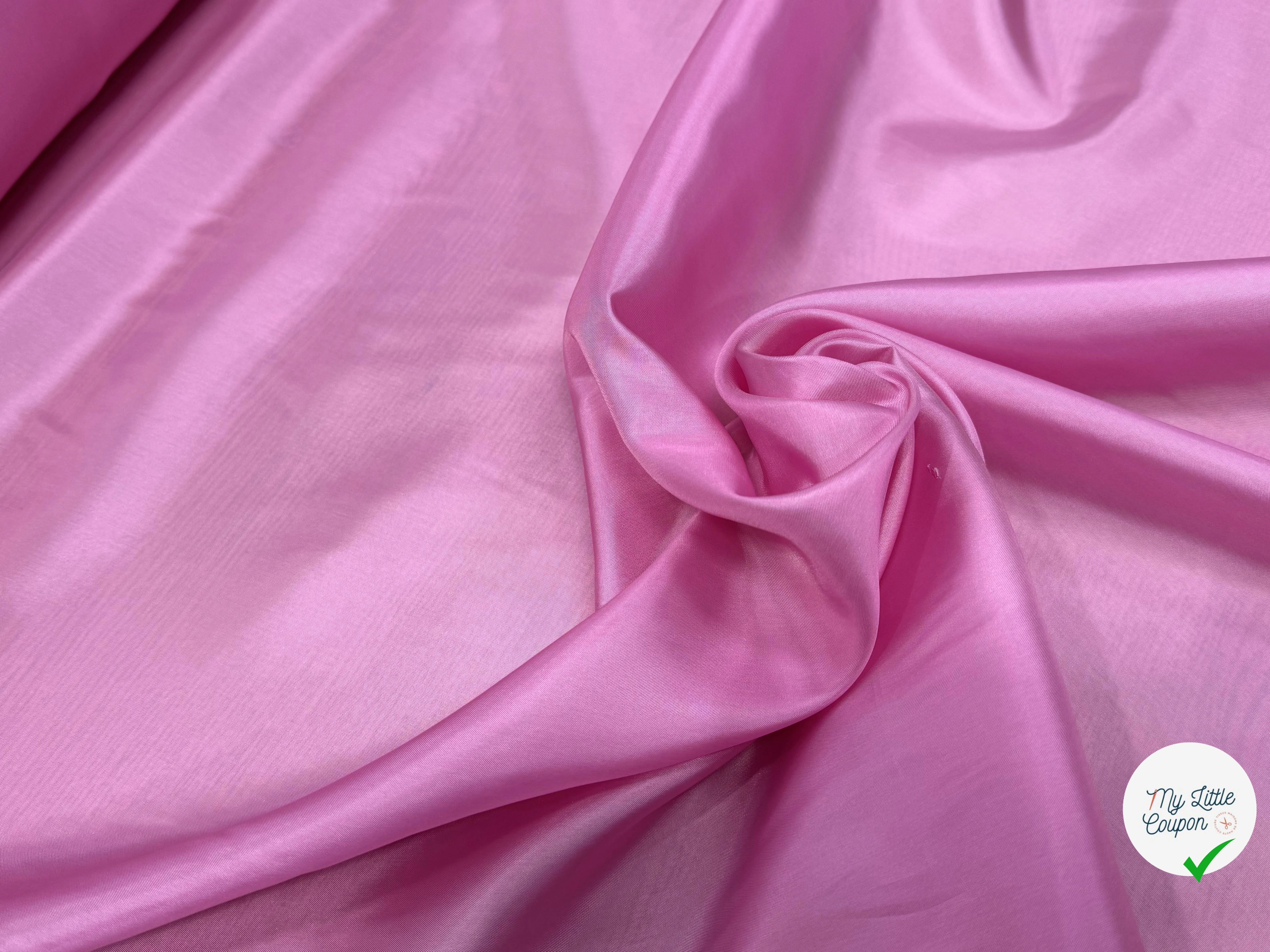 DOUBLURE ACÉTATE CUPRO FINE FROIDE BARBIE - My Little Coupon