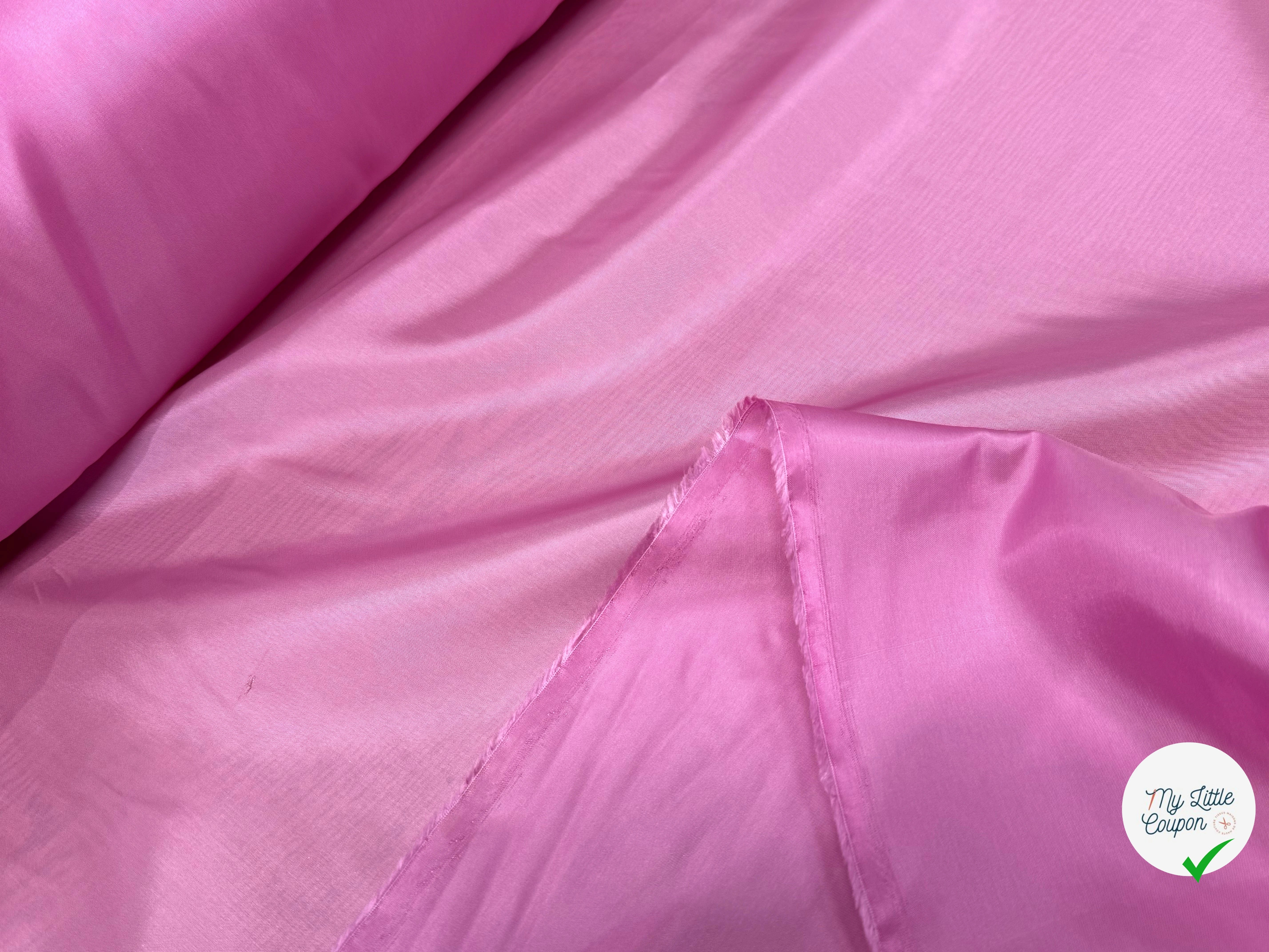 DOUBLURE ACÉTATE CUPRO FINE FROIDE BARBIE - My Little Coupon