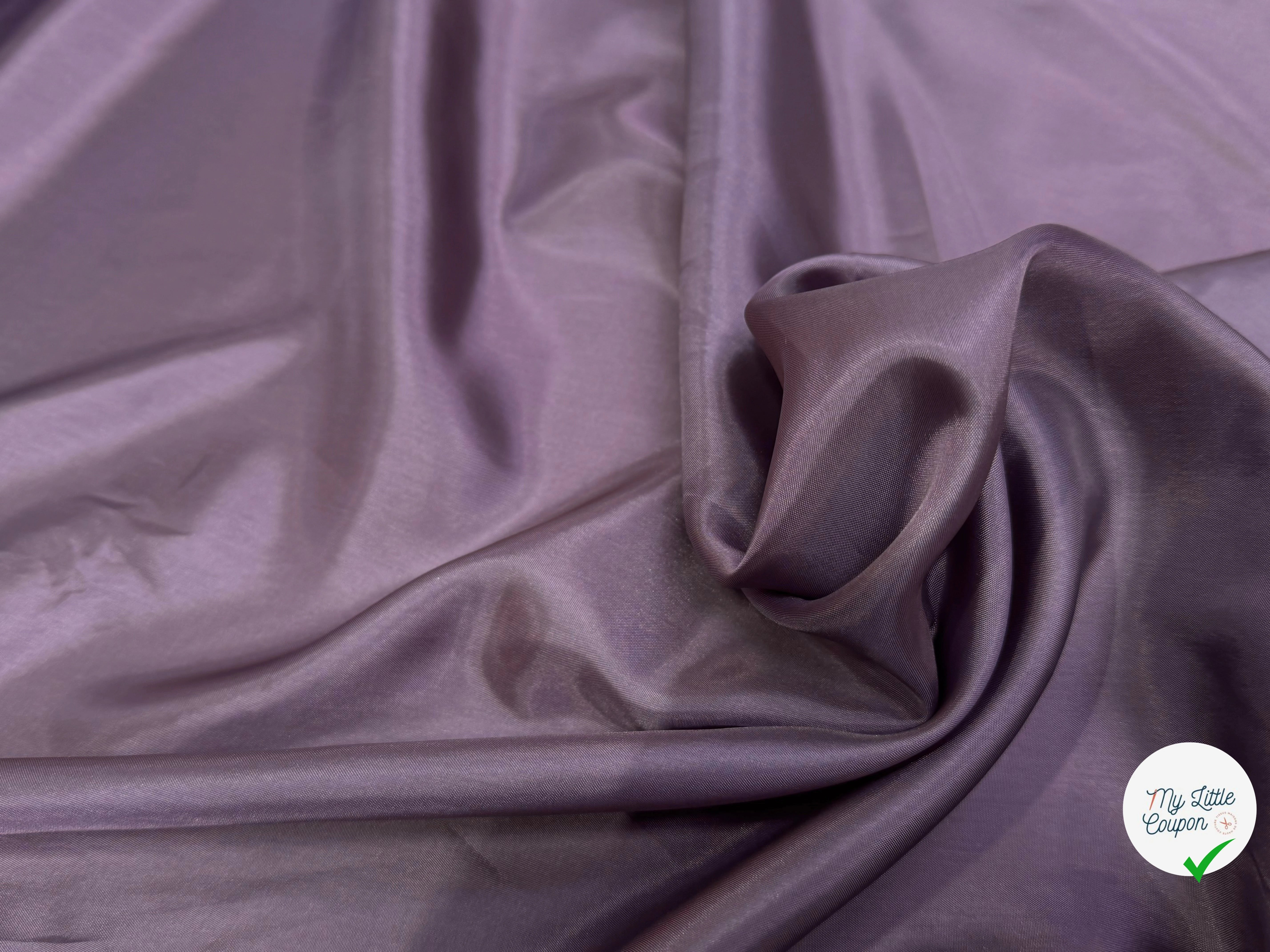 DOUBLURE ACETATE CUPRO FINE MARRON CLAIR 38% CUPRO - My Little Coupon