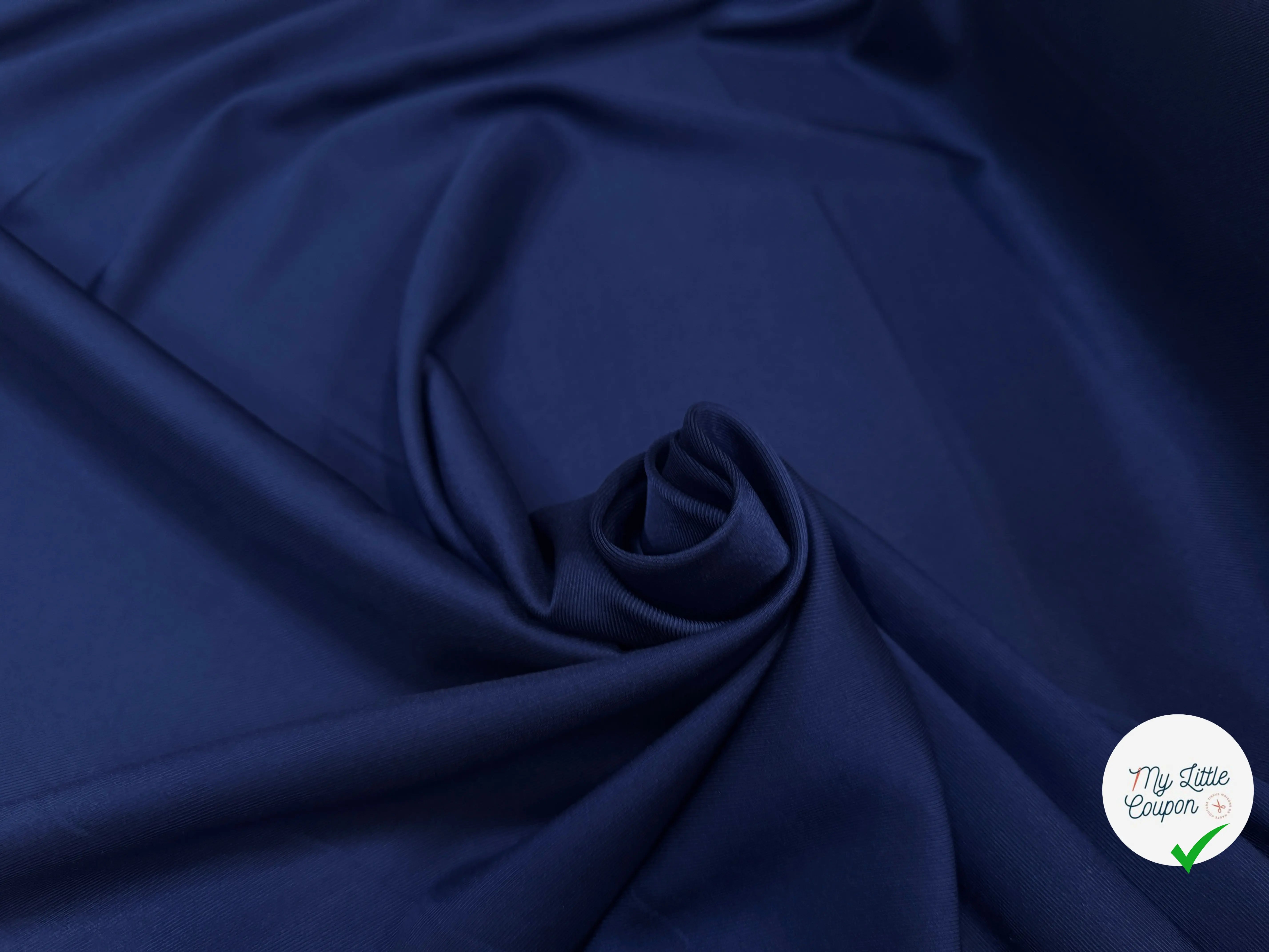 DOUBLURE ACÉTATE LIGHT NAVY - My Little Coupon