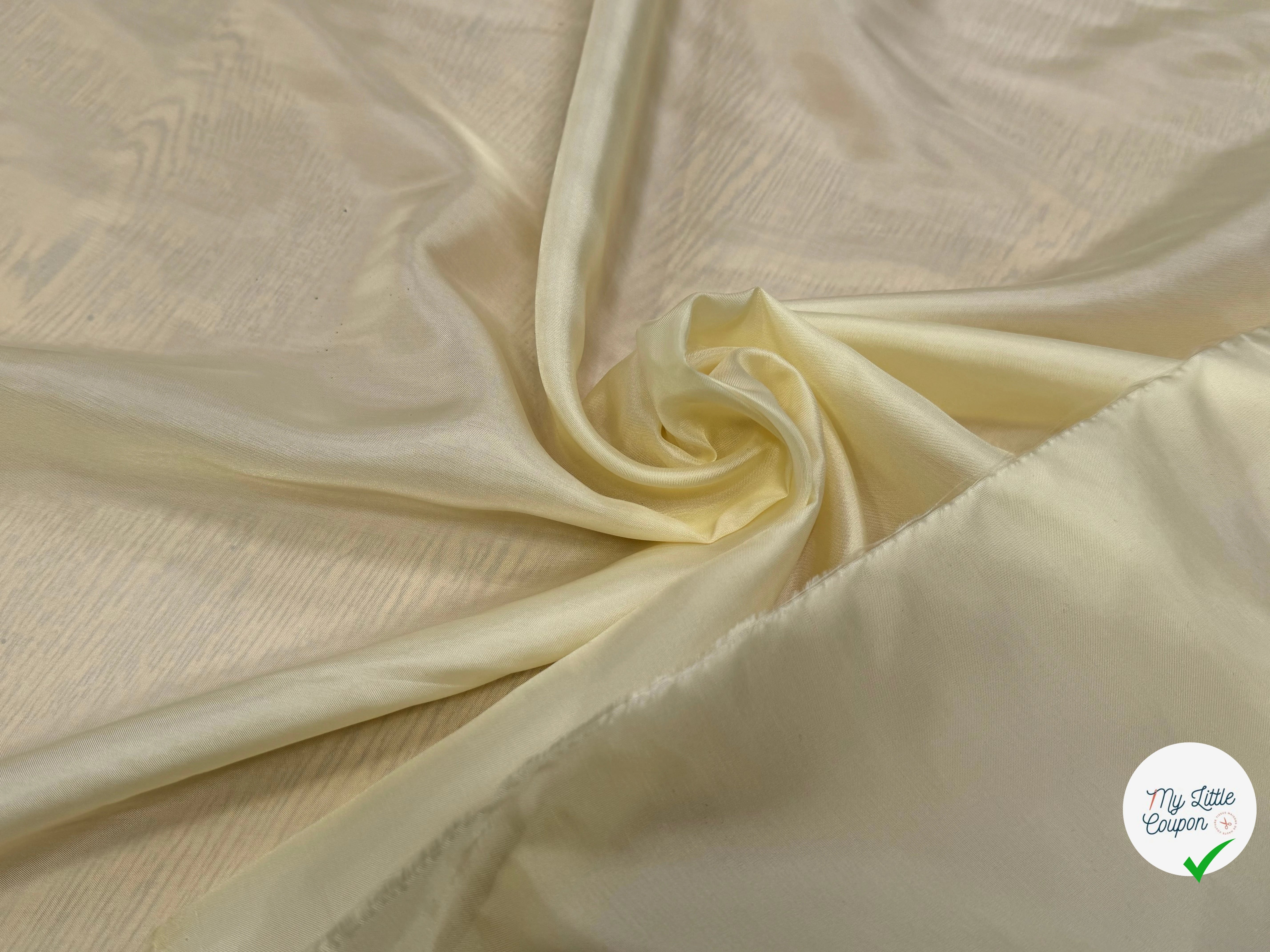 DOUBLURE CUPRO JAUNE VANILLE - My Little Coupon