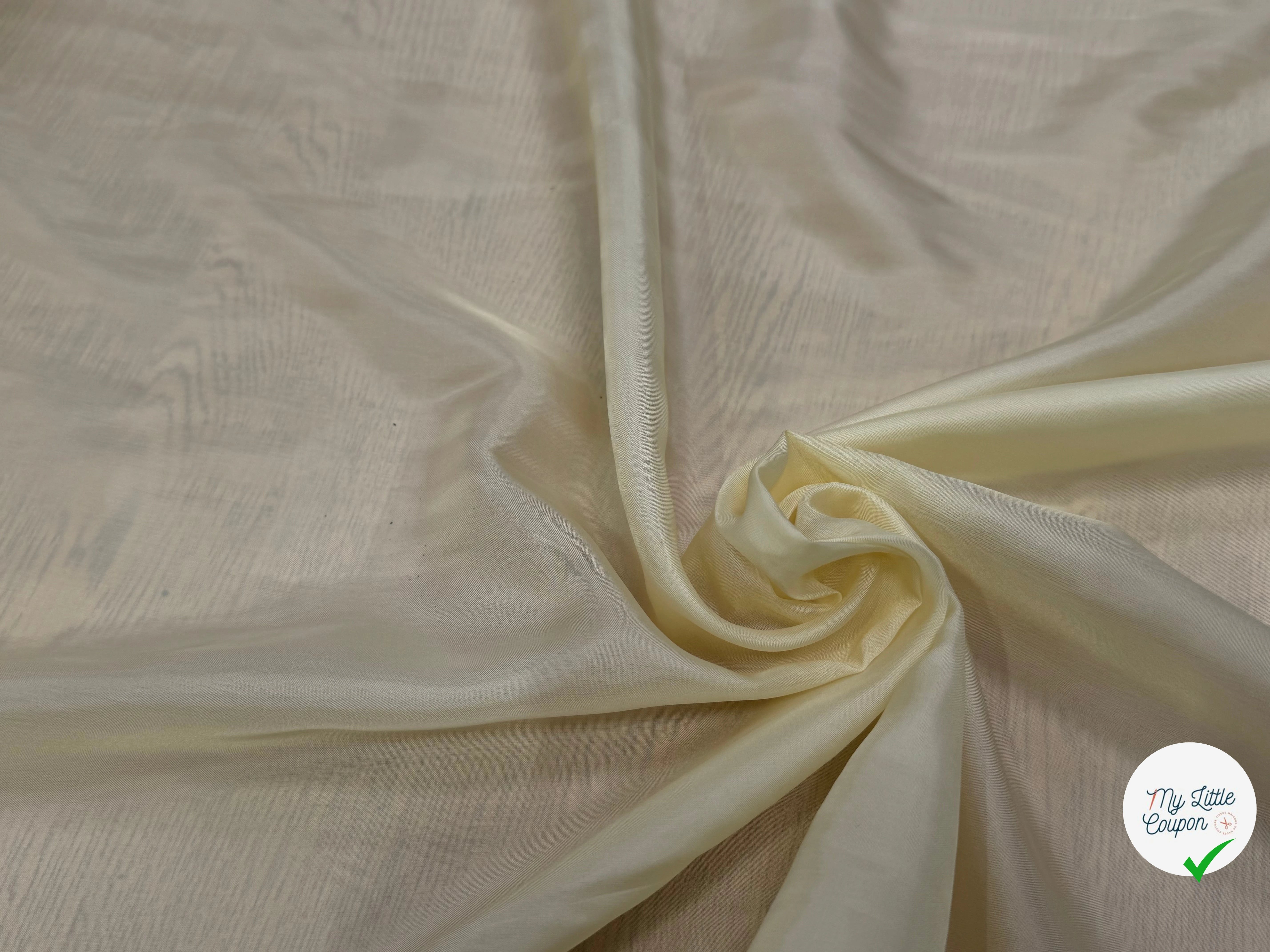 DOUBLURE CUPRO JAUNE VANILLE - My Little Coupon