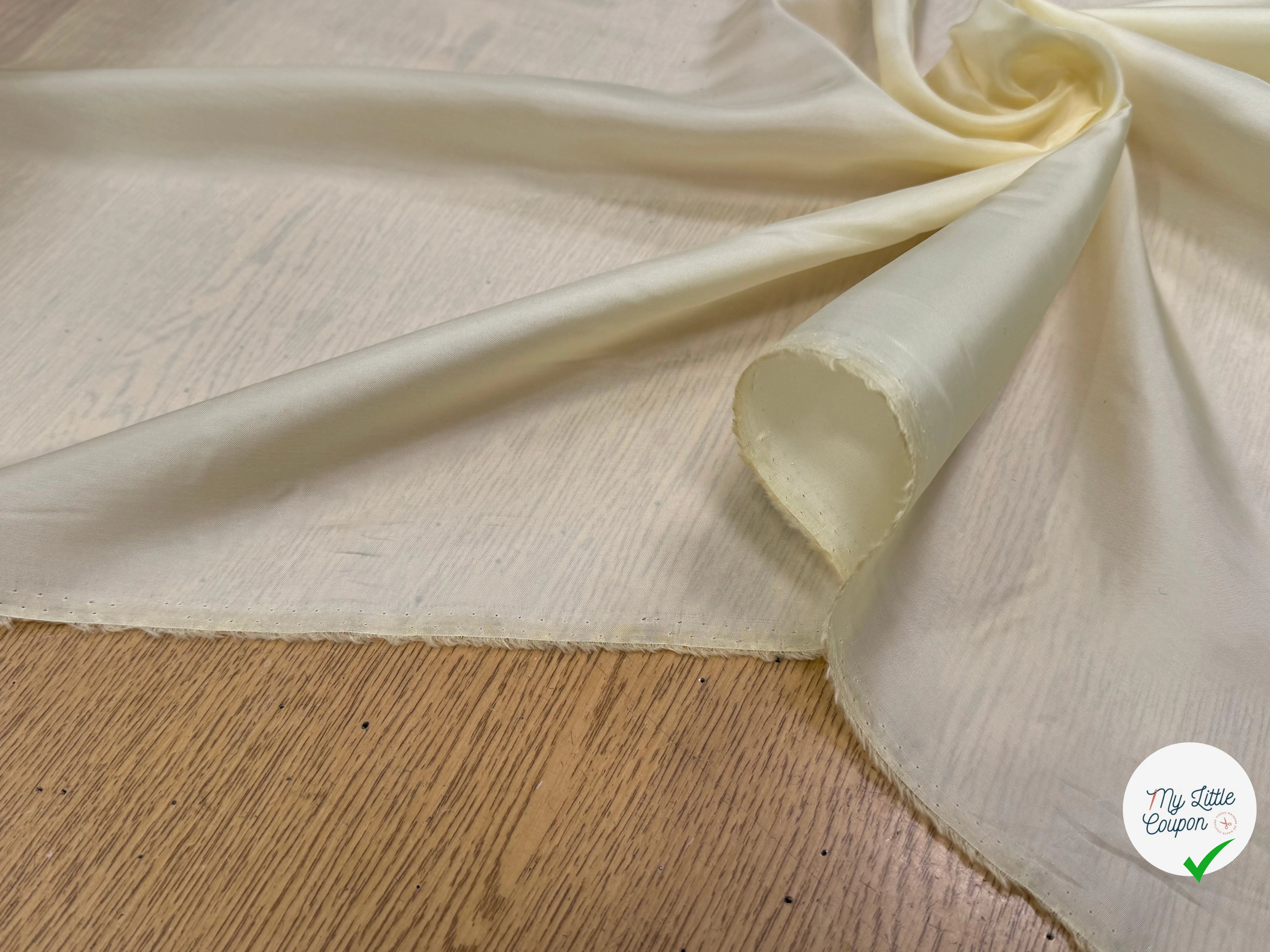 DOUBLURE CUPRO JAUNE VANILLE - My Little Coupon