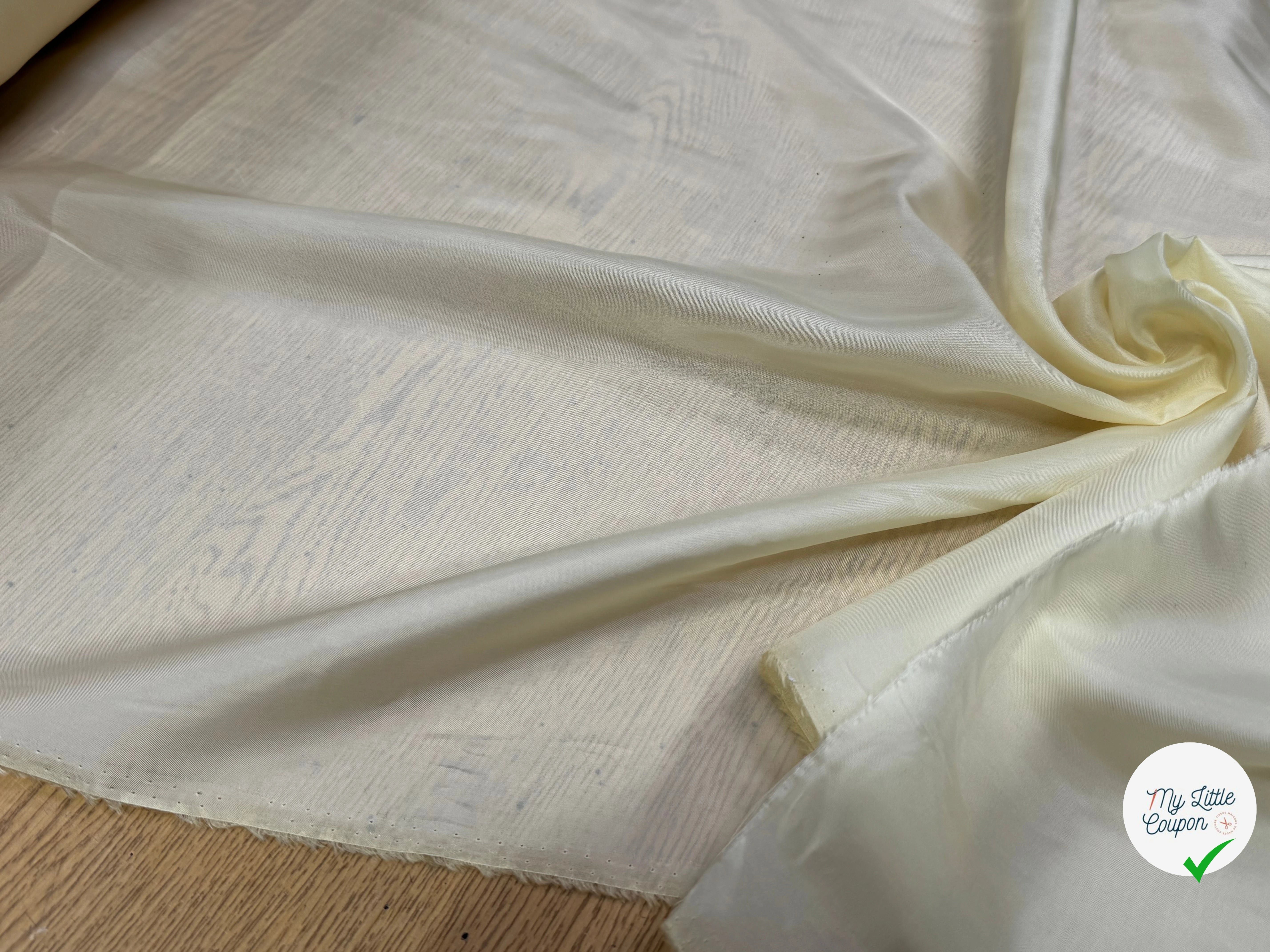 DOUBLURE CUPRO JAUNE VANILLE - My Little Coupon