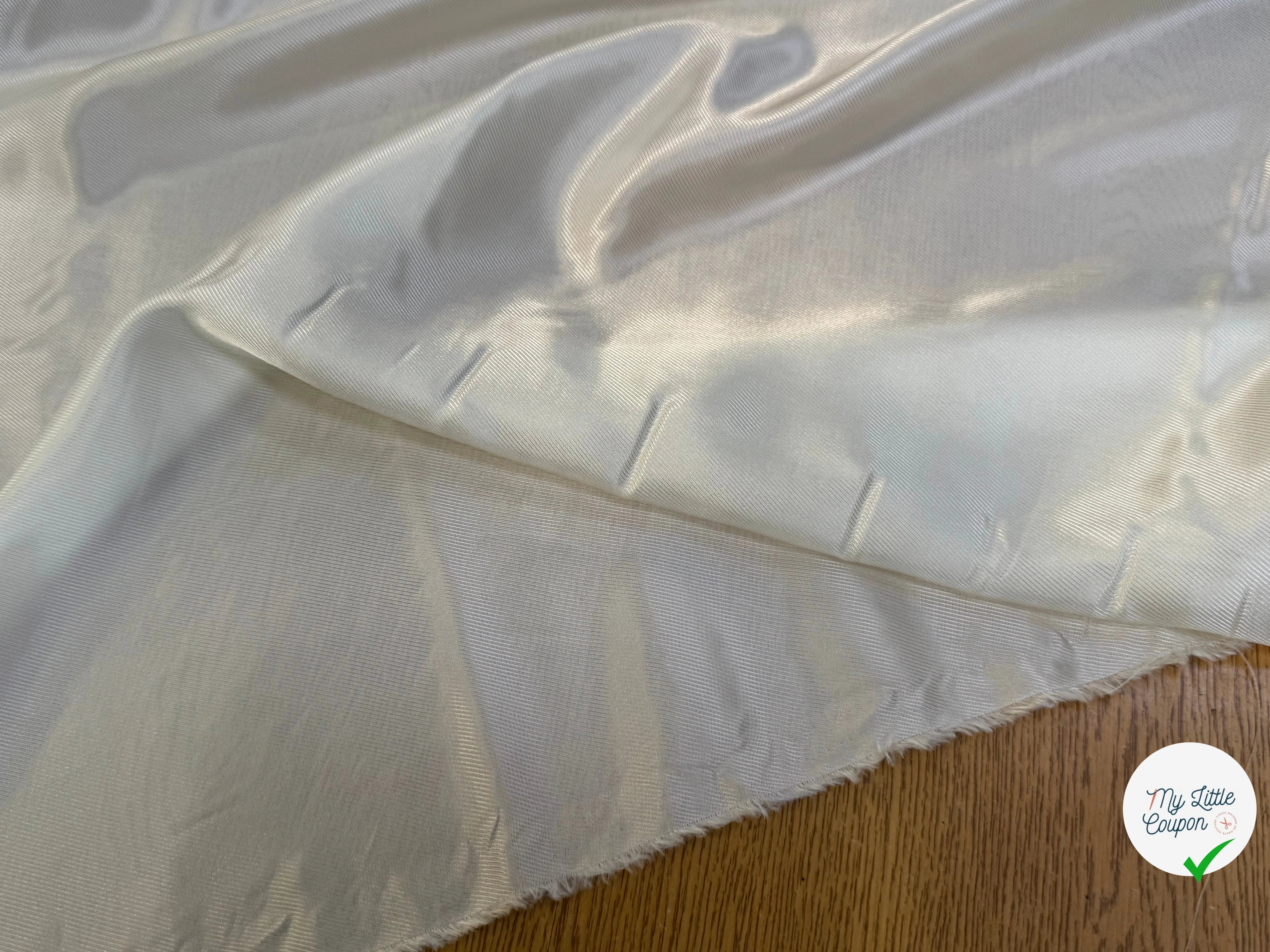 DOUBLURE DRILL 80% VISCOSE COULEUR ECRU - My Little Coupon