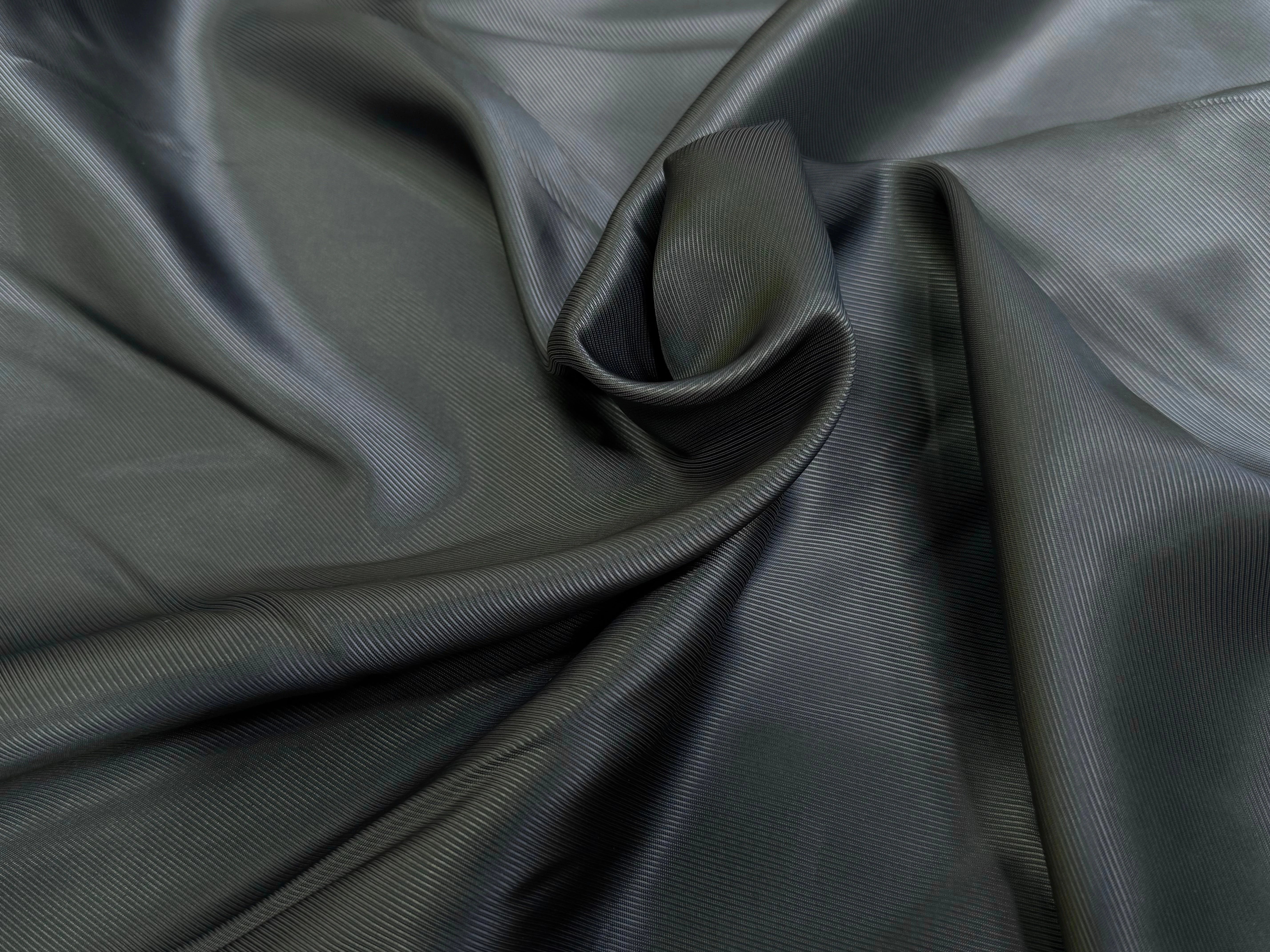 DOUBLURE DRILL FROIDE ACETATE VISCOSE GRIS ARGENTÉ - My Little Coupon