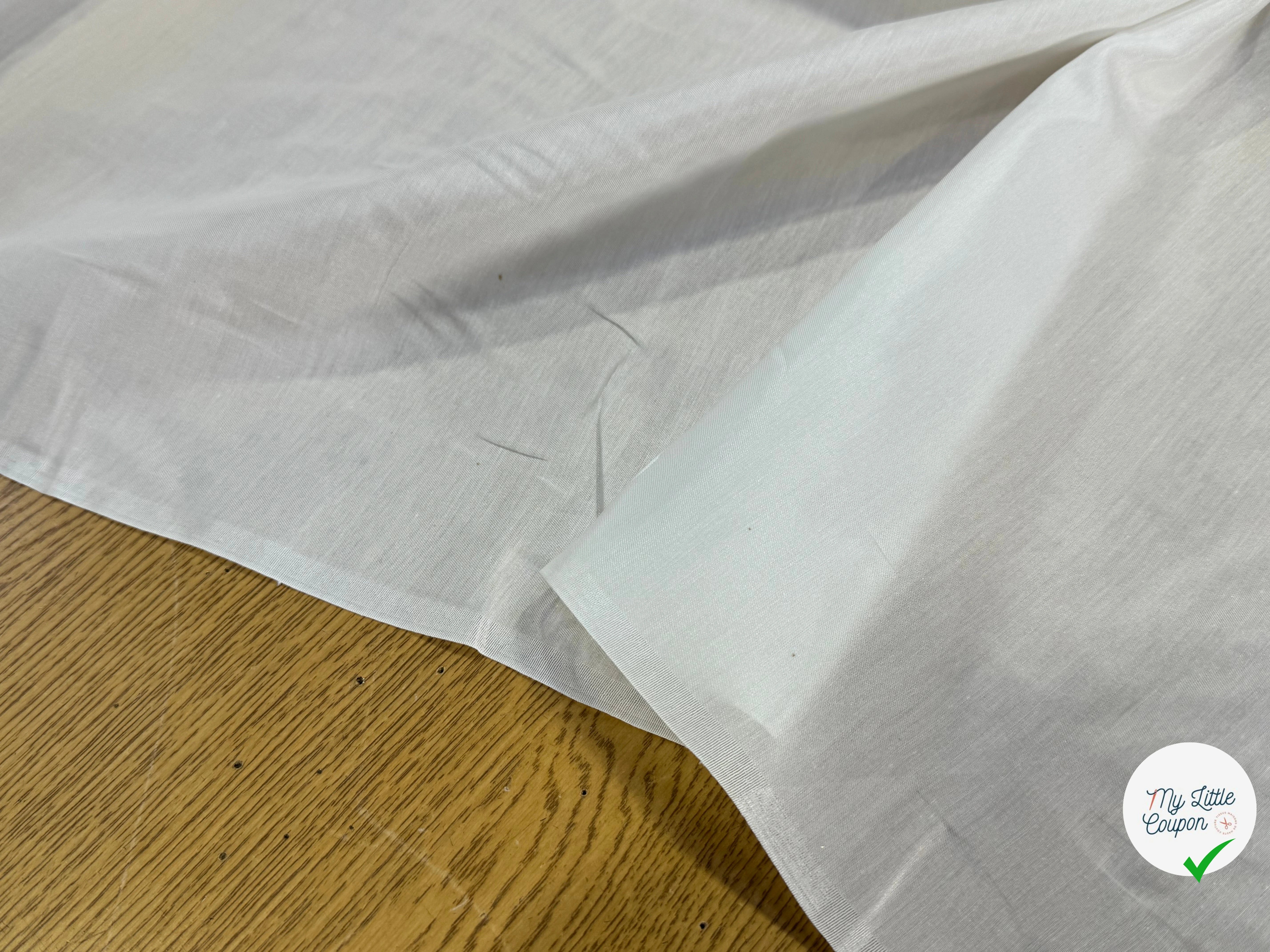 DOUBLURE EMMA SOIE VISCOSE IVOIRE 80%SE - My Little Coupon