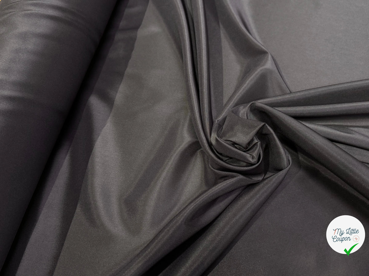 DOUBLURE FINE ET LISSE 62% ACETATE MARRON GLACÉ STRETCH - My Little Coupon
