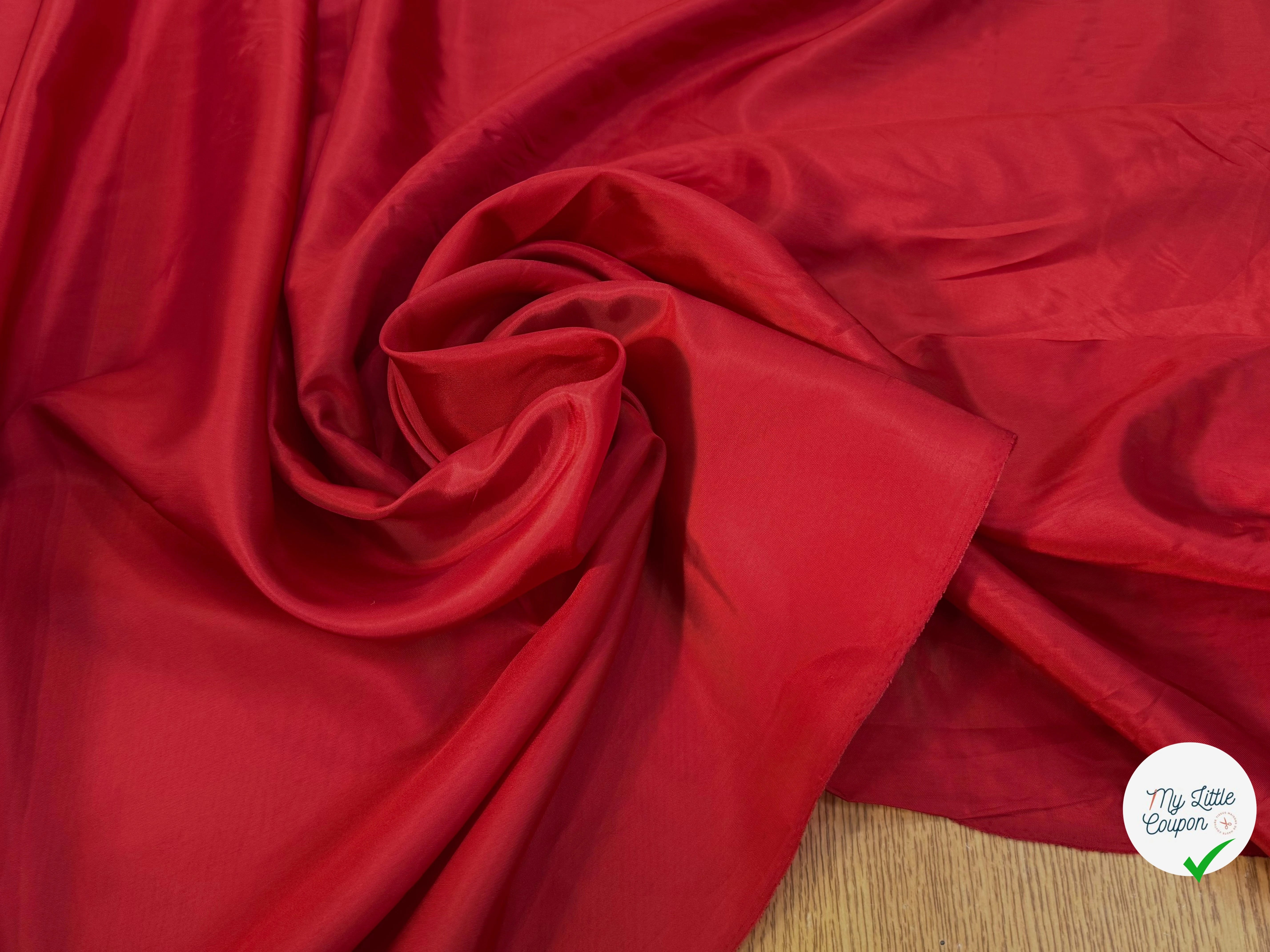 DOUBLURE FINE ET LISSE ROUGE FONCÉ - My Little Coupon