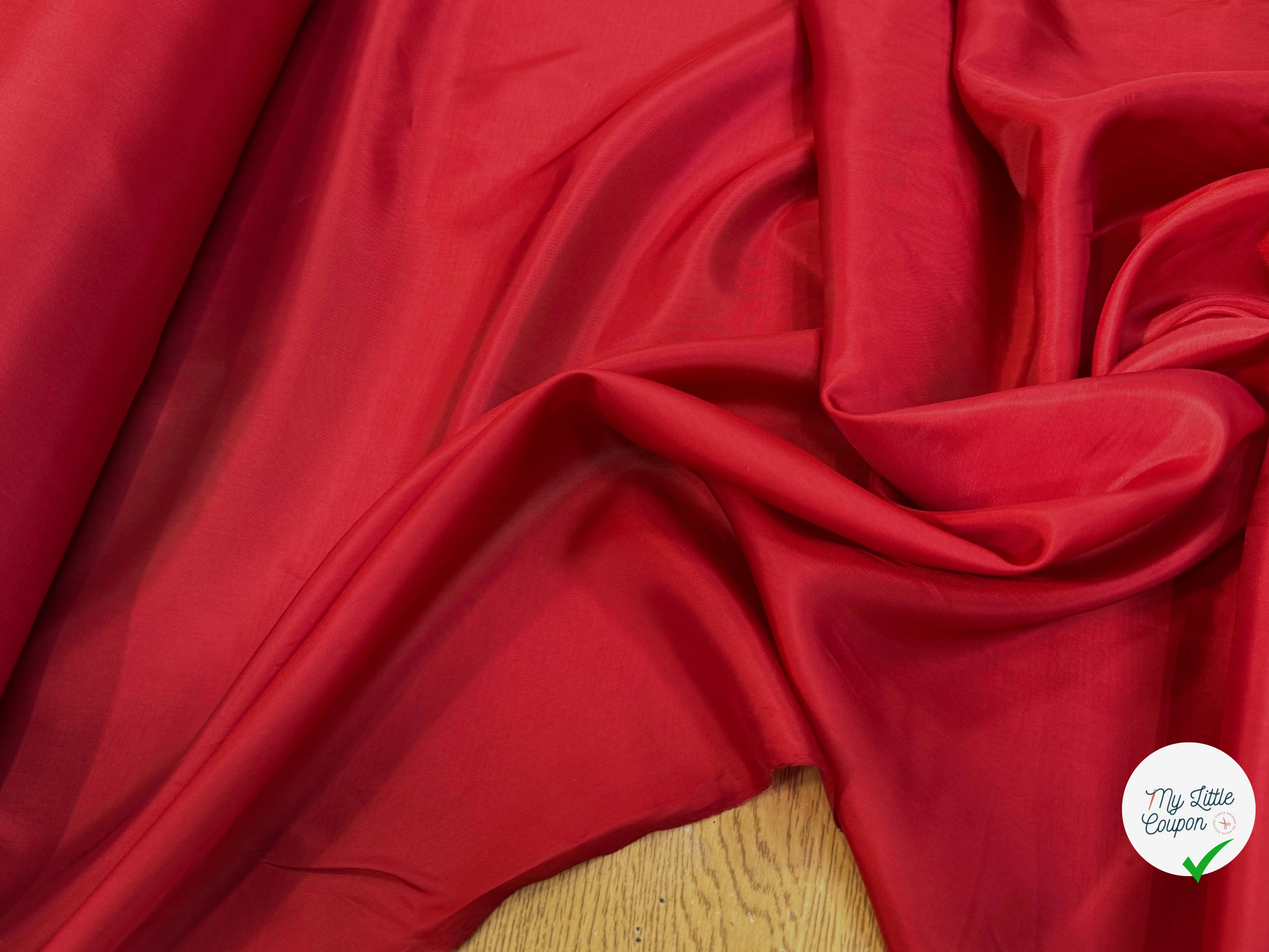 DOUBLURE FINE ET LISSE ROUGE FONCÉ - My Little Coupon