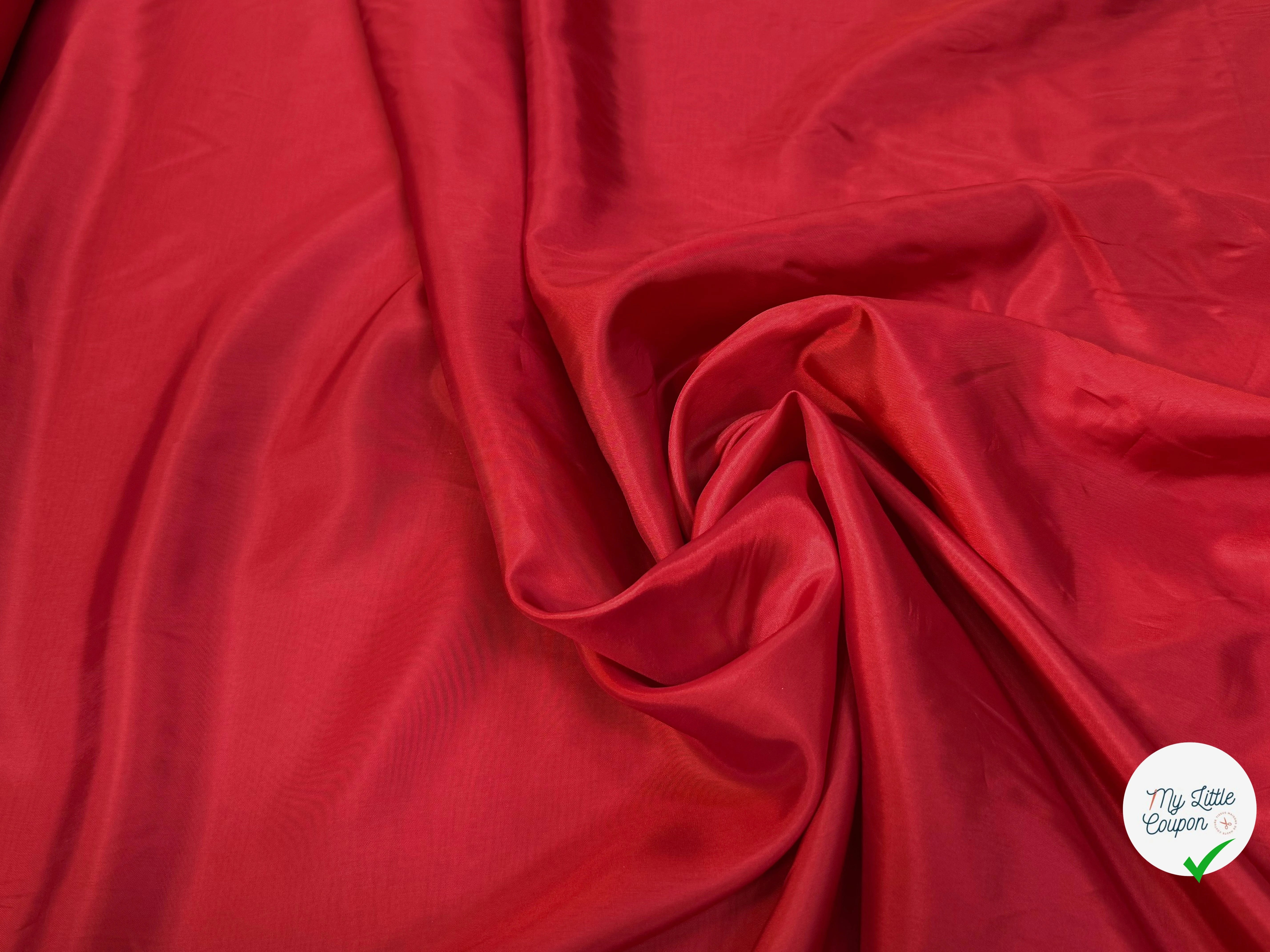 DOUBLURE FINE ET LISSE ROUGE FONCÉ - My Little Coupon