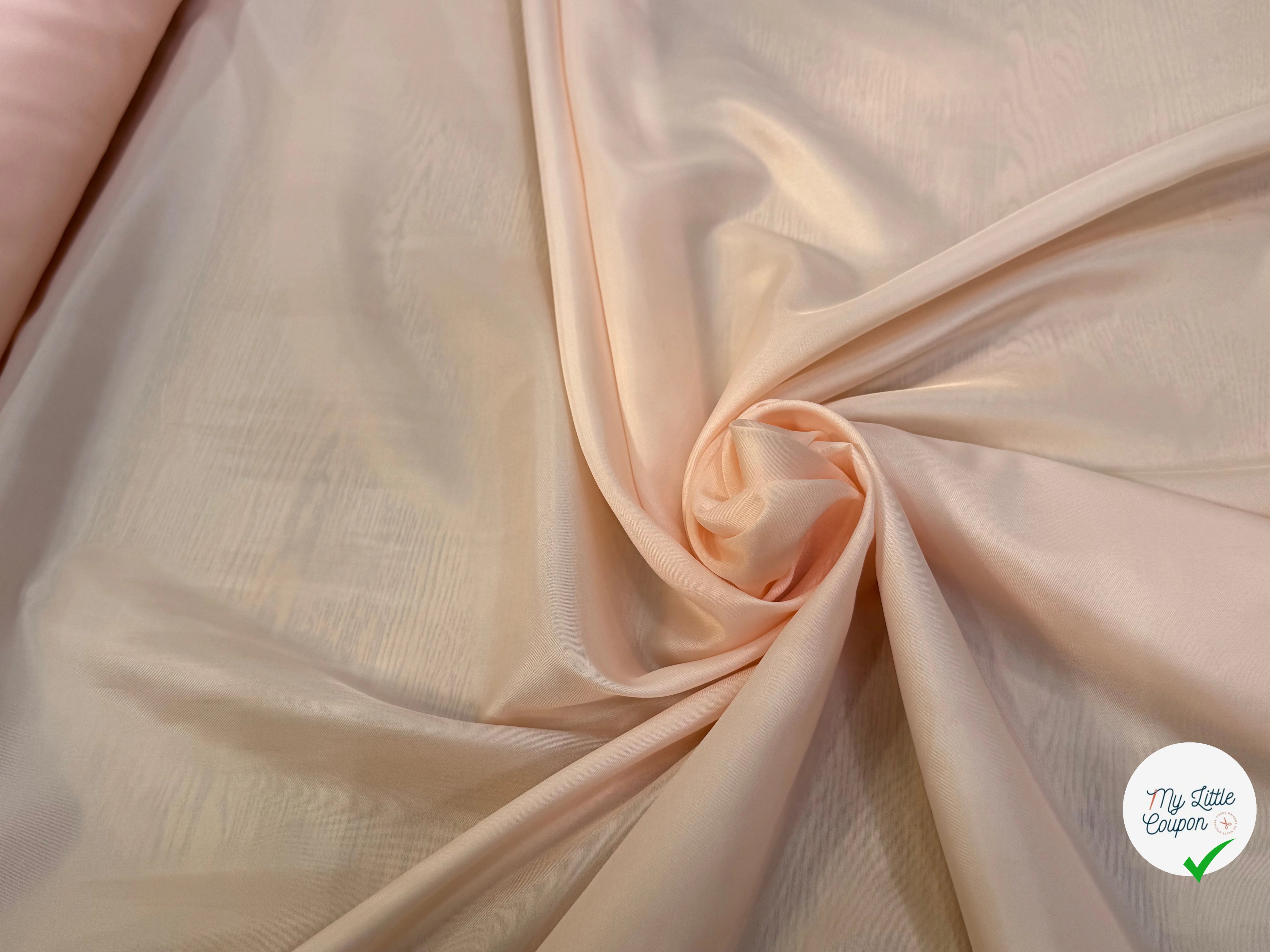 DOUBLURE FINE ROSE SAUMON CLAIR - My Little Coupon