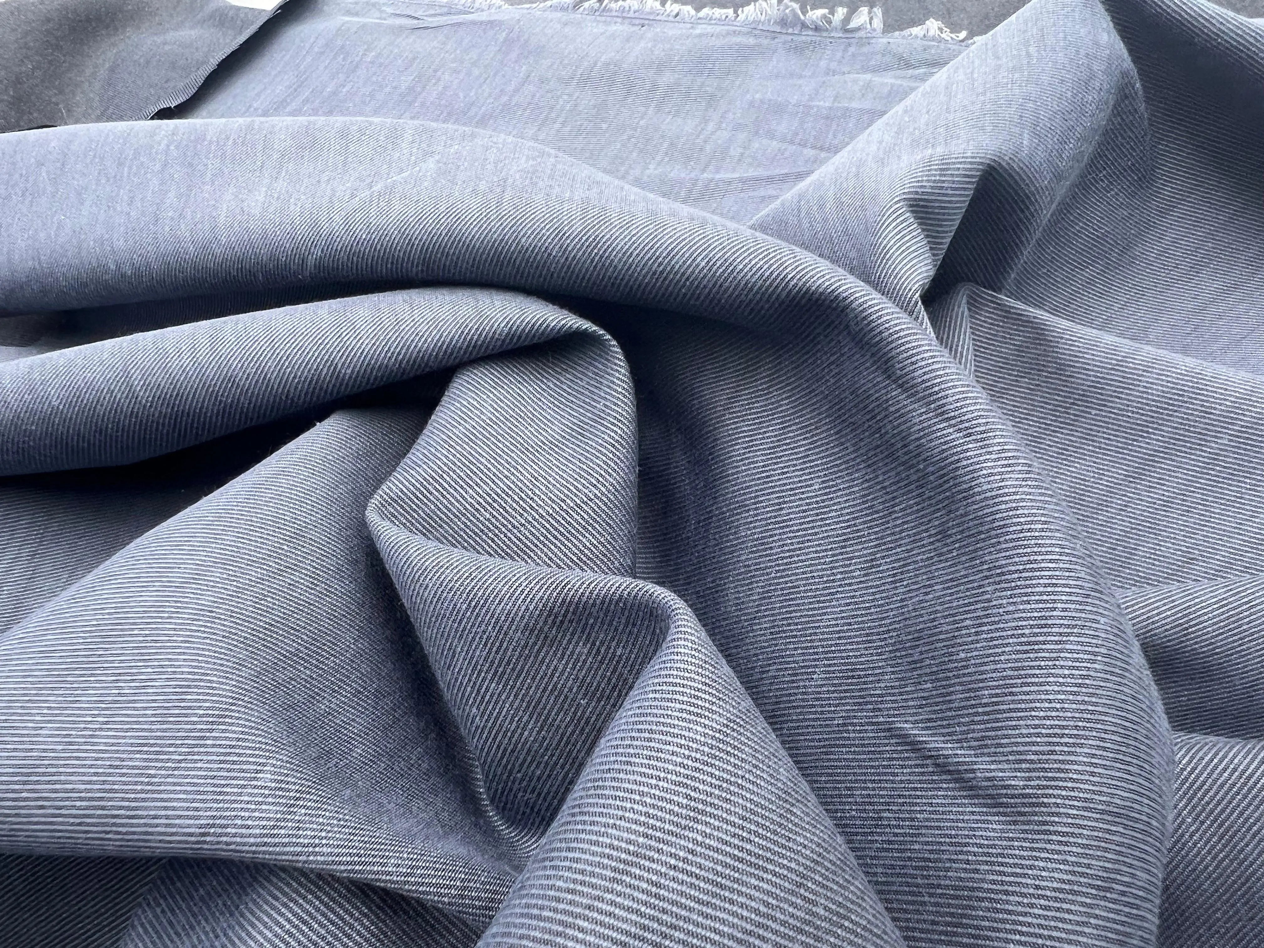 DOUBLURE FOND DE POCHE EXTENSIBLE FAÇON TWILL GRIS CHÊNE - coupon de tissu de 3 mètres - My Little Coupon - tissu - coudre