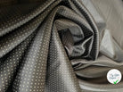 DOUBLURE GRIS ANTHRACITE PETIT POIS ÉCRU - My Little Coupon - tissu - coudre