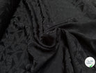 DOUBLURE JACQUARD SATIN LOURD 100% VISCOSE MOTIFS TRIANGULAIRES NOIRS - My Little Coupon