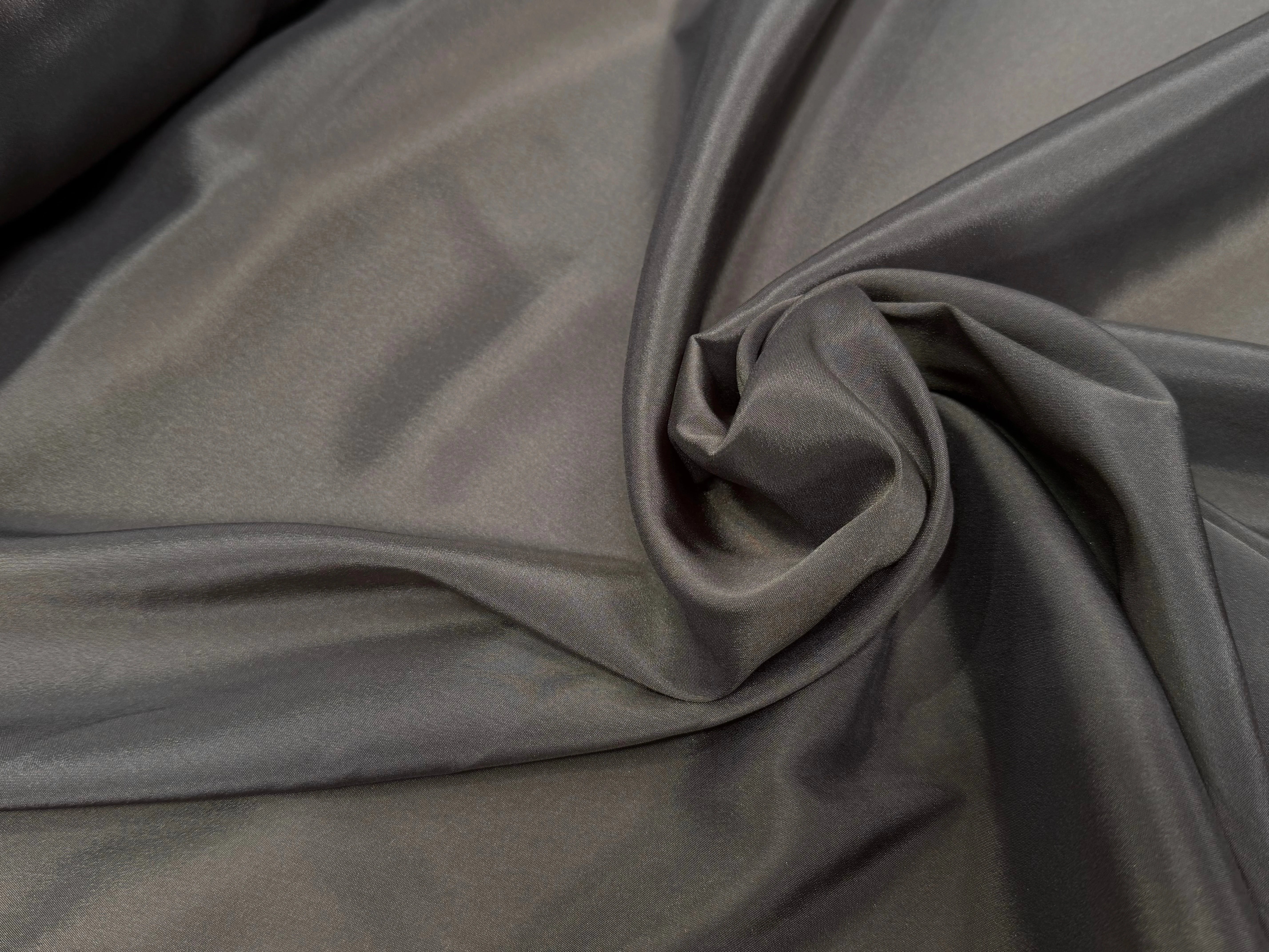 DOUBLURE LÉGÈREMENT SATINÉE GRIS FONCÉ KAKI - My Little Coupon