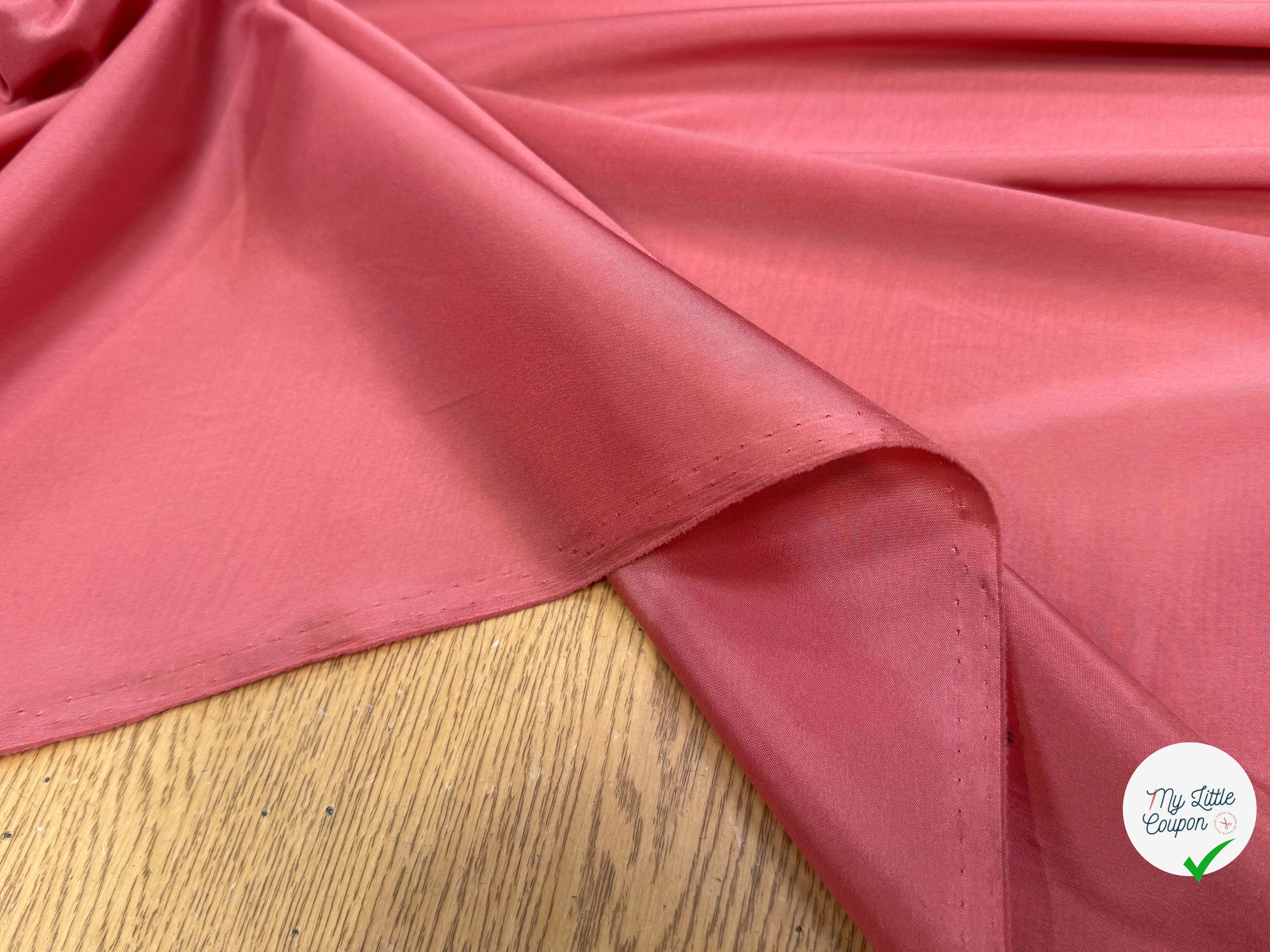 DOUBLURE LÉGÈREMENT SATINÉE ROSE PAMPLEMOUSSE - My Little Coupon