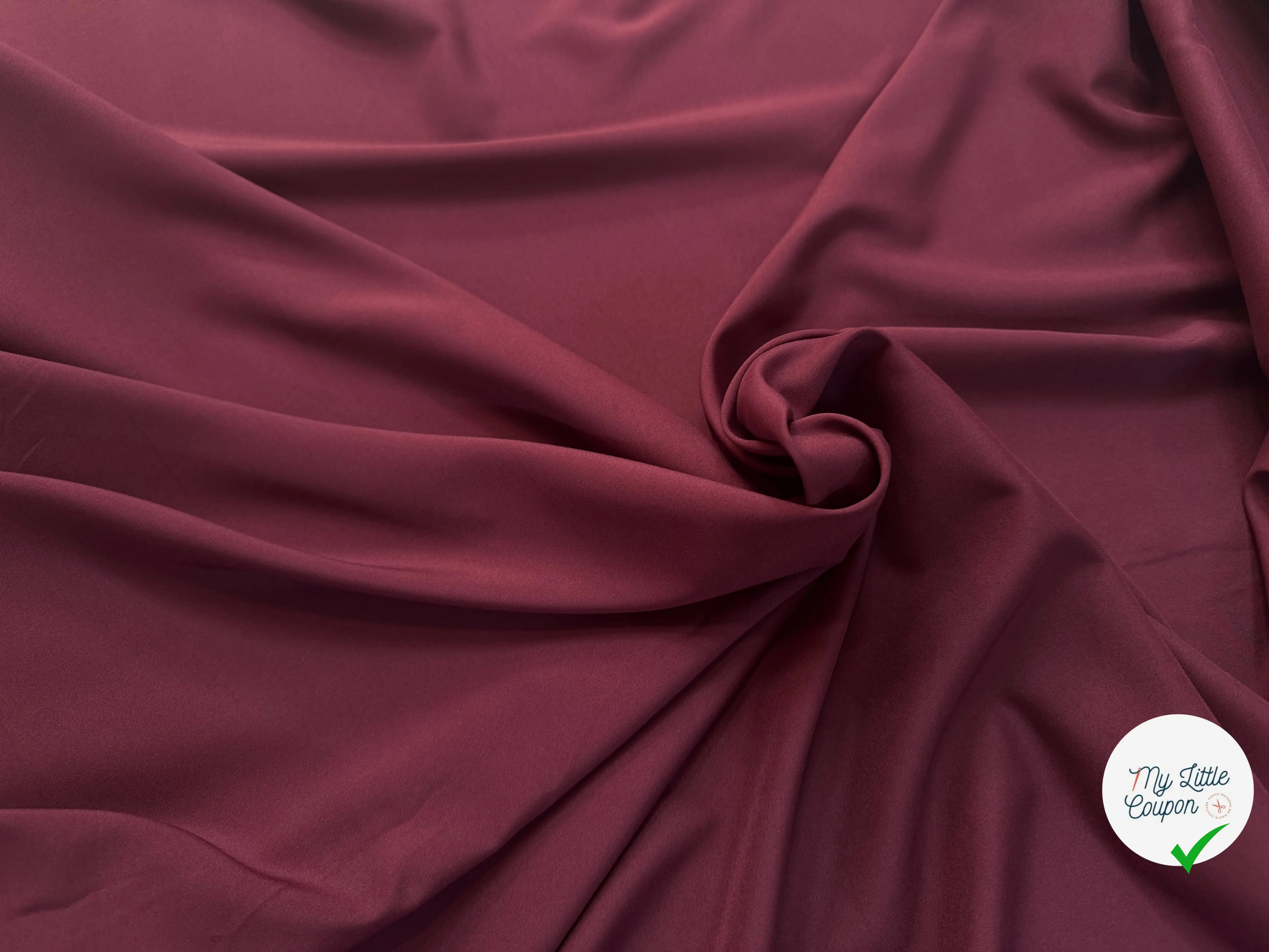 DOUBLURE PONGÉ BORDEAUX - My Little Coupon