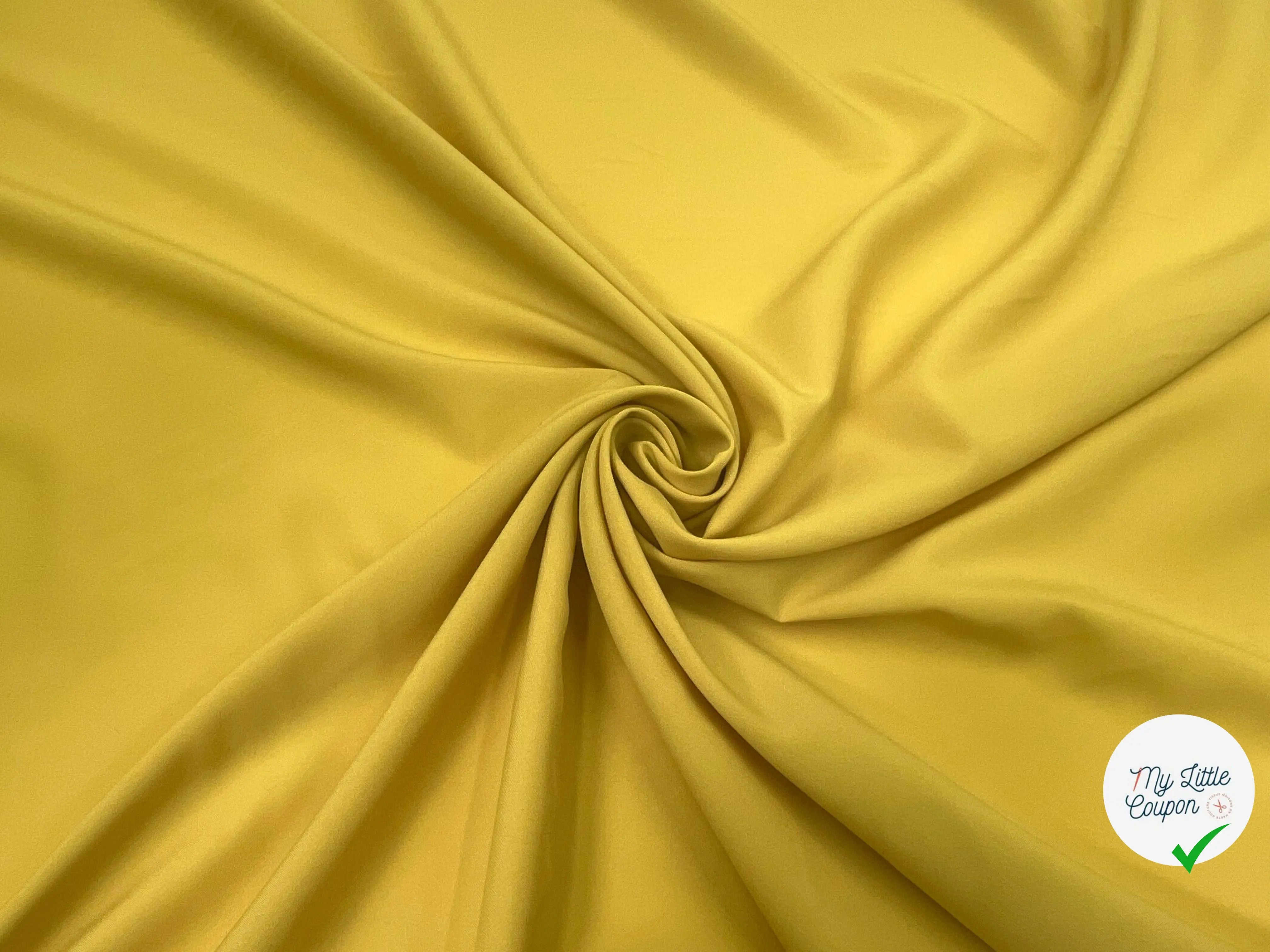 DOUBLURE PONGÉ JAUNE - My Little Coupon - tissu - coudre