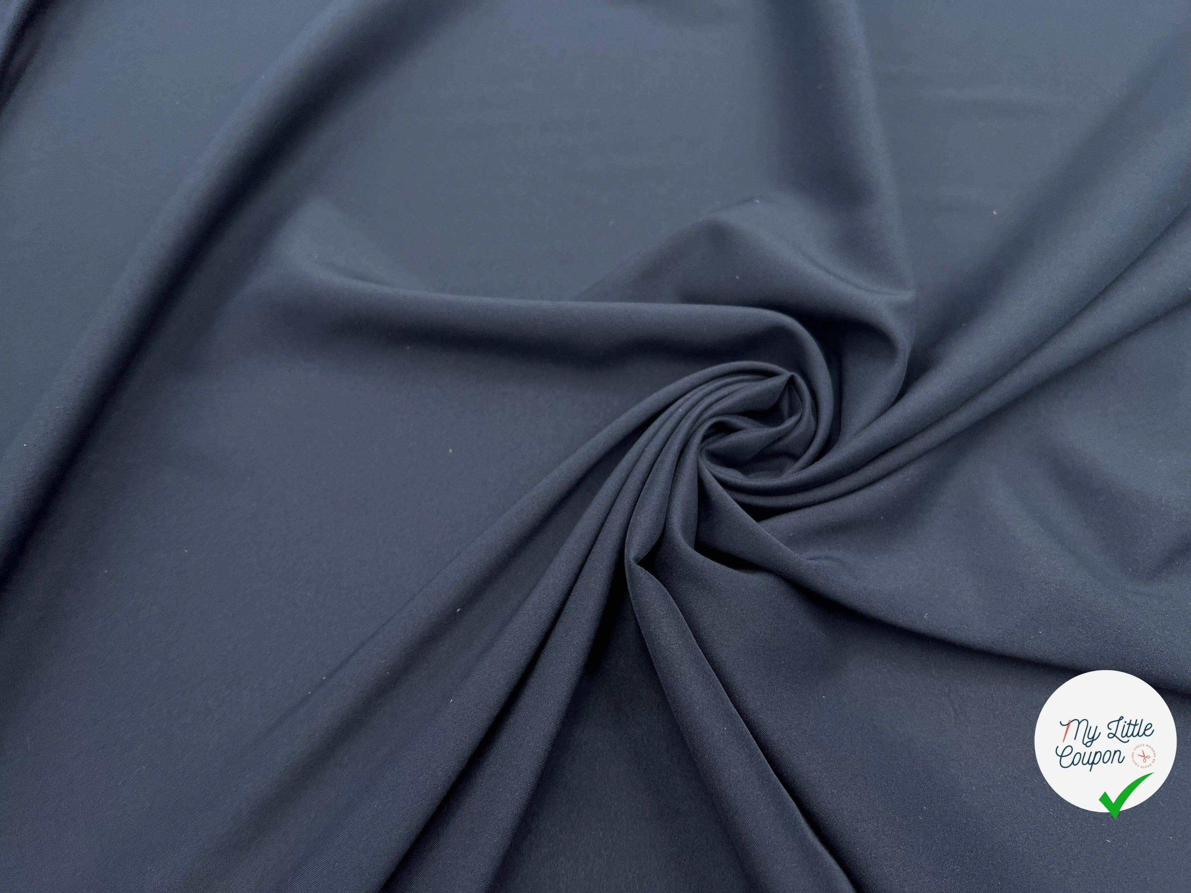 DOUBLURE PONGÉ MARINE - My Little Coupon - tissu - coudre