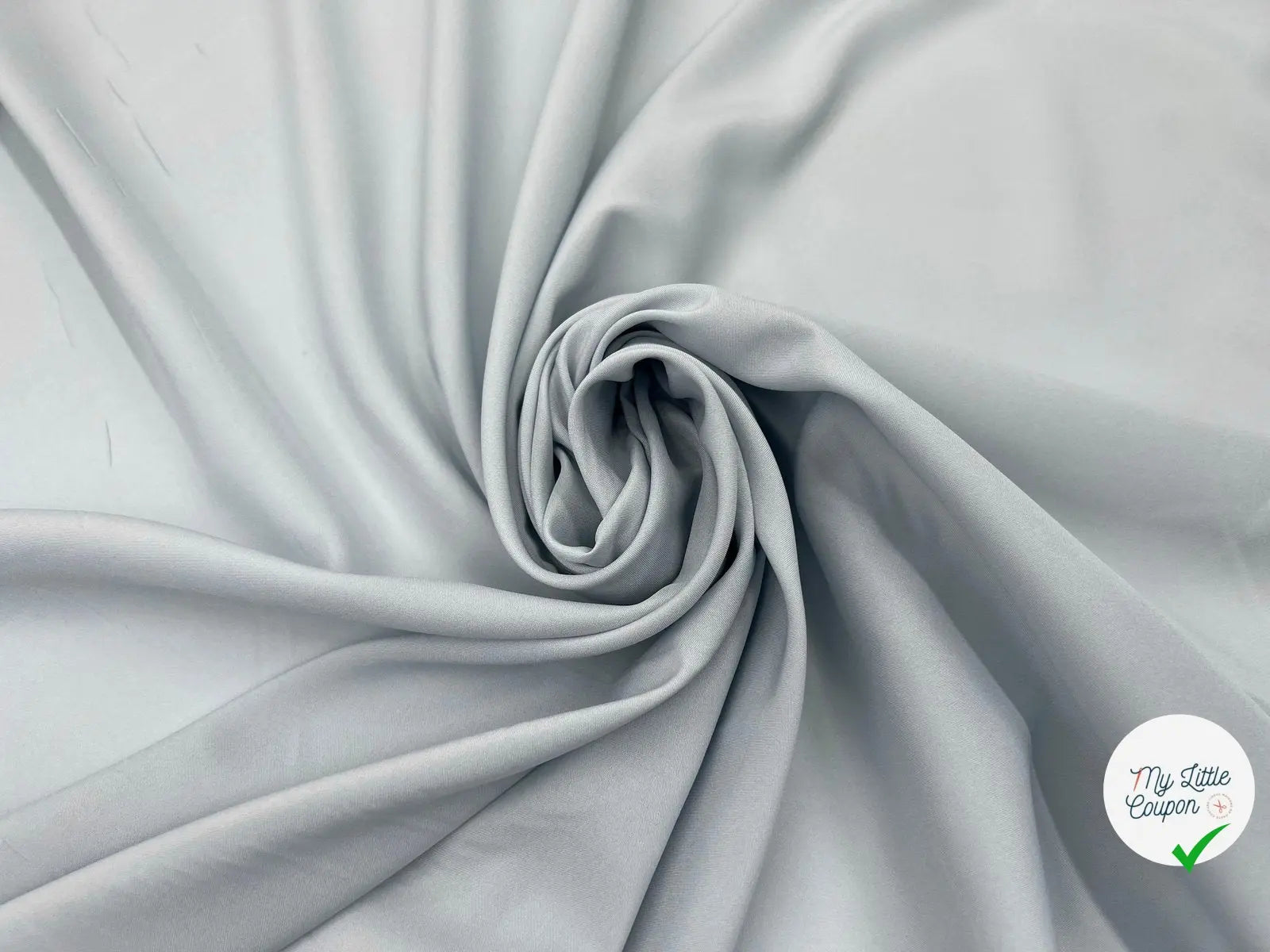 DOUBLURE PONGÉ POLYESTER BABY BLUE - My Little Coupon - tissu - coudre