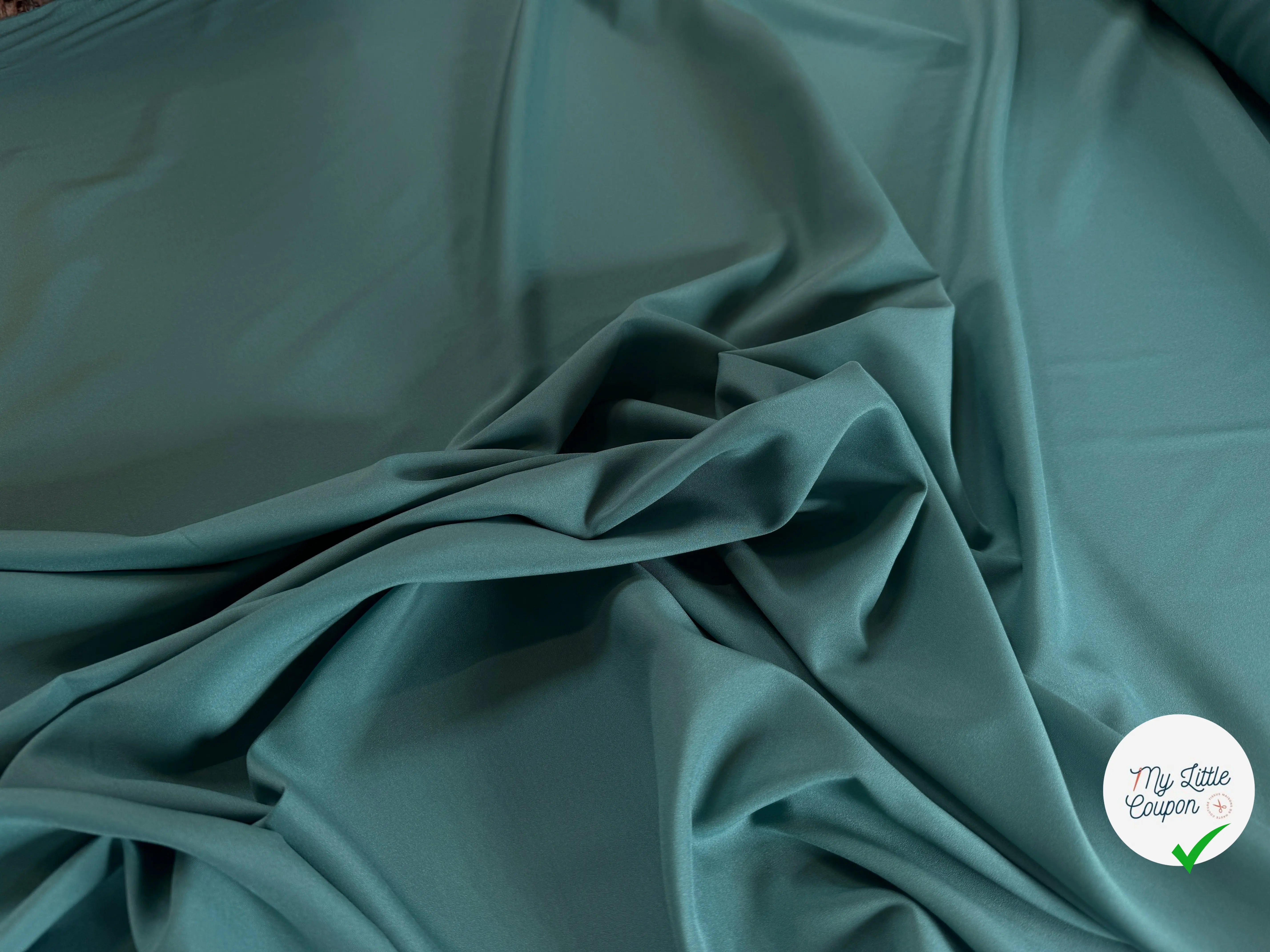 DOUBLURE PONGÉ VERT - My Little Coupon