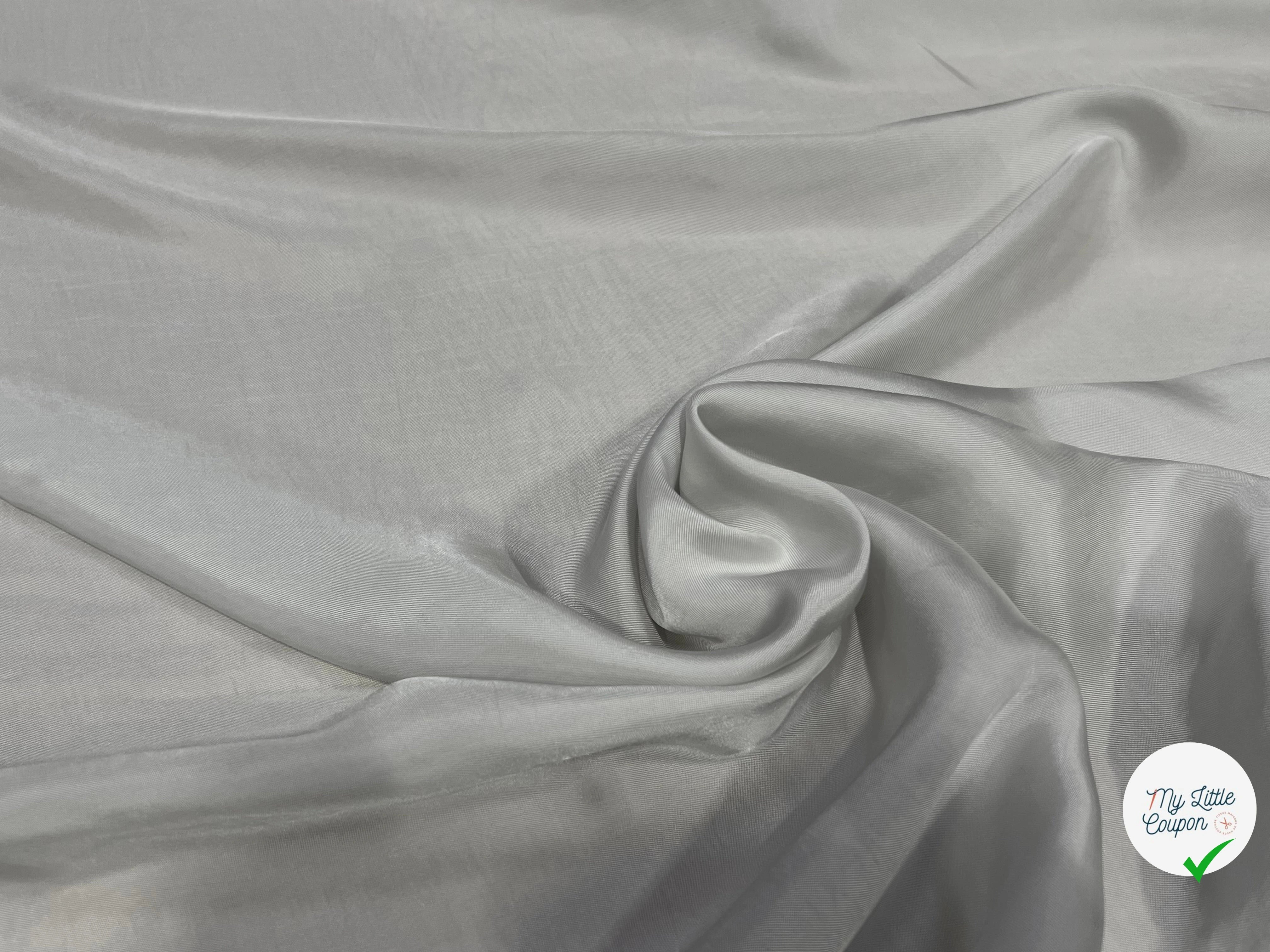 DOUBLURE SABLE BLANC CASSÉ 50% VISCOSE 50% CUPRO - My Little Coupon