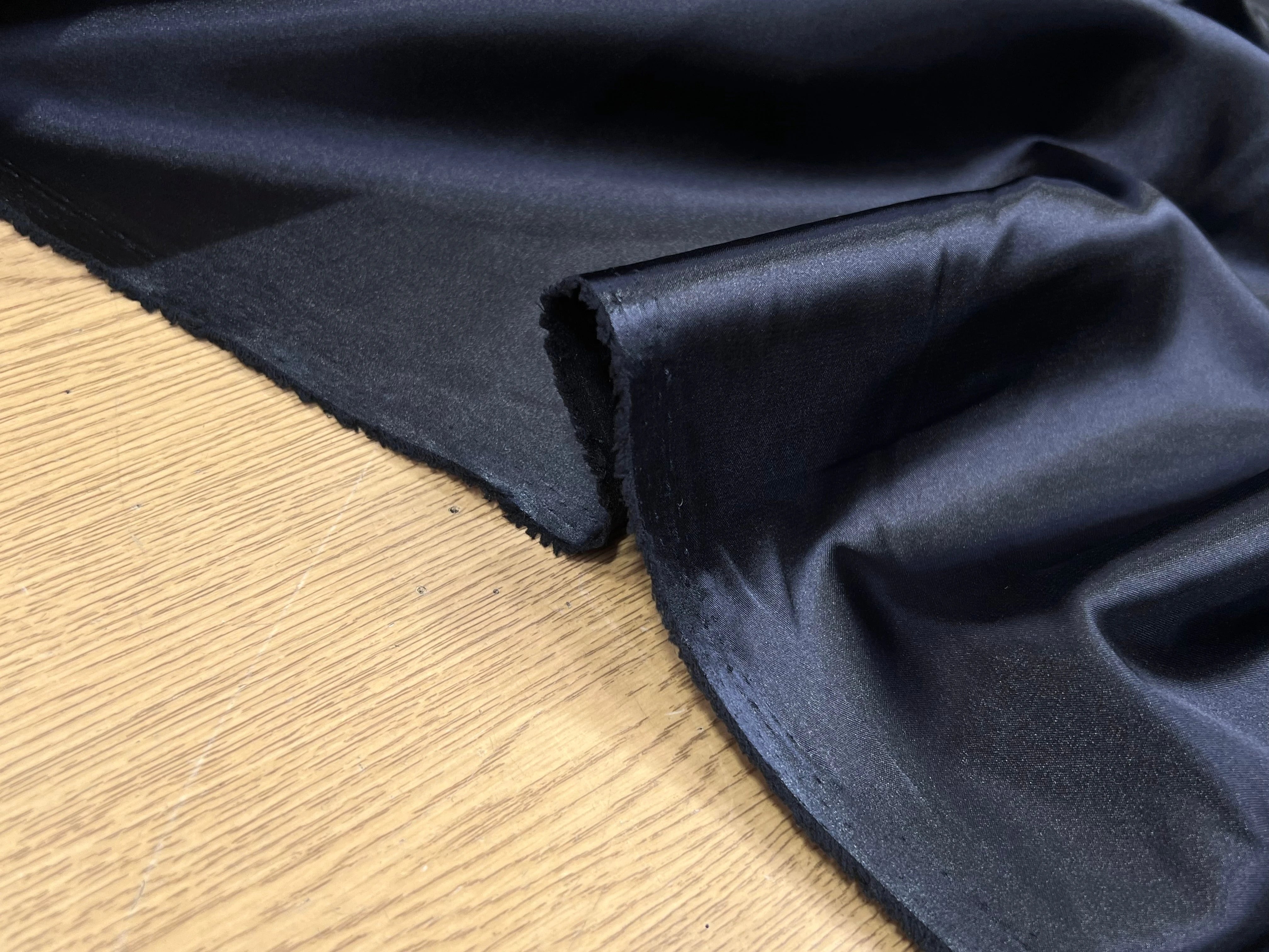 DOUBLURE SATIN CHIC BLEU MARINE - My Little Coupon