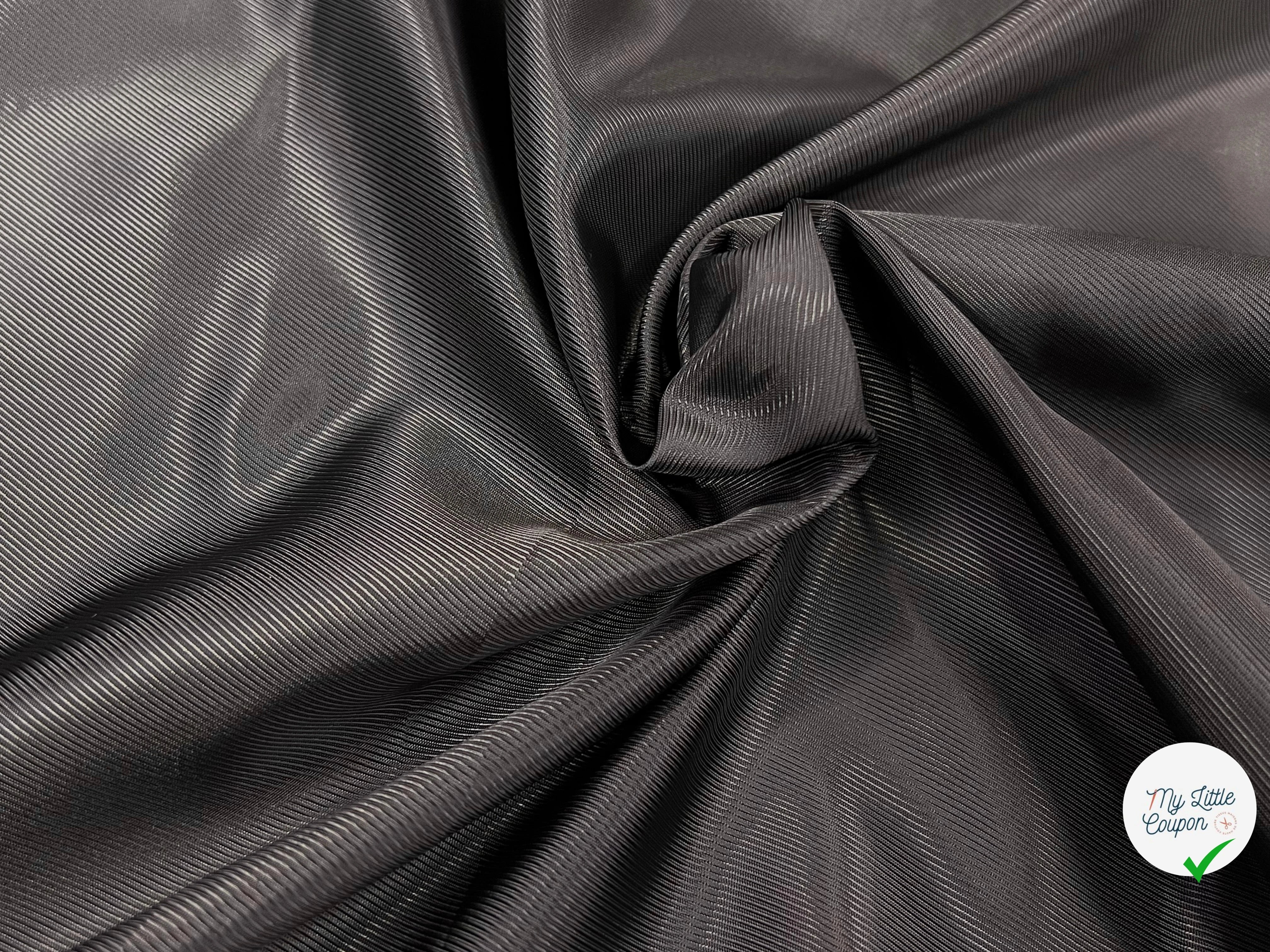 DOUBLURE SATIN FACON DRILL MARRON CAFÉ - My Little Coupon