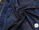 DOUBLURE SATIN IMPRIMÉ FLOREAUX BLEU 58% VISCOSE - My Little Coupon