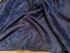 DOUBLURE SATIN IMPRIMÉ FLOREAUX BLEU 58% VISCOSE - My Little Coupon